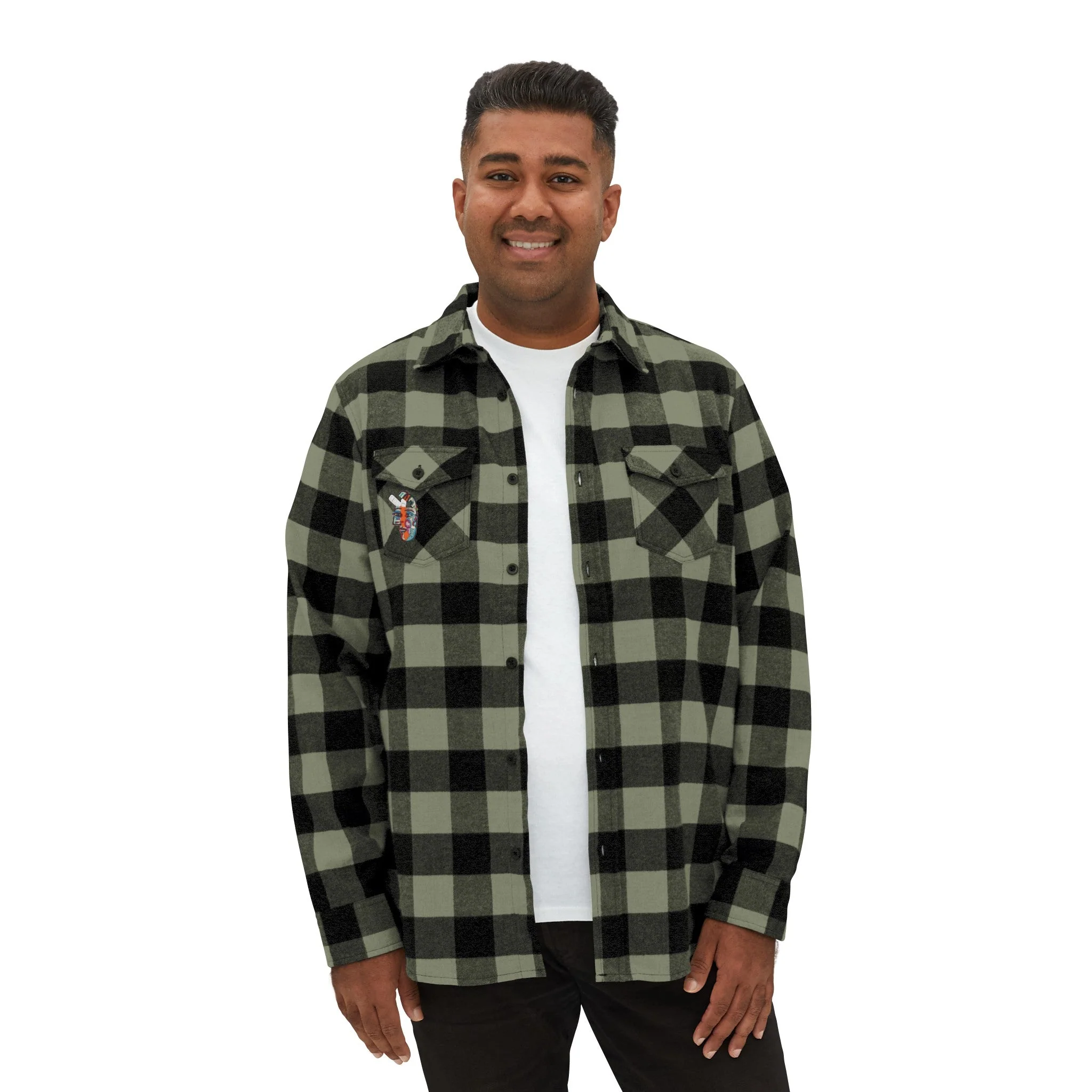 Love Pill & Chaser Unisex Flannel Shirt - Image 11