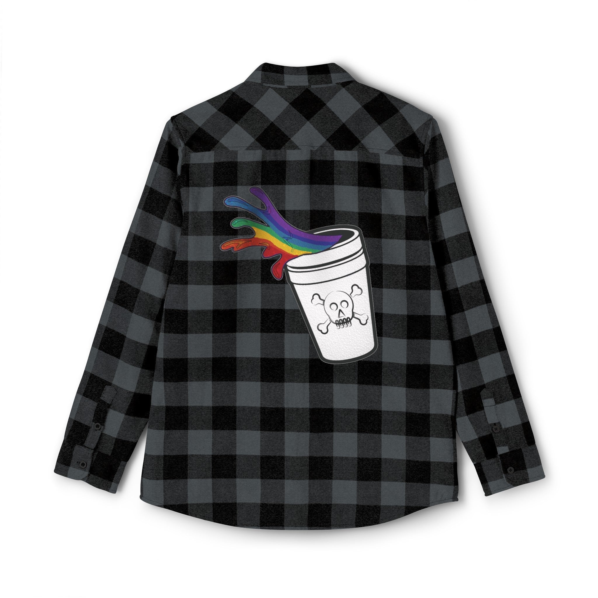 Love Pill & Chaser Unisex Flannel Shirt - Image 14