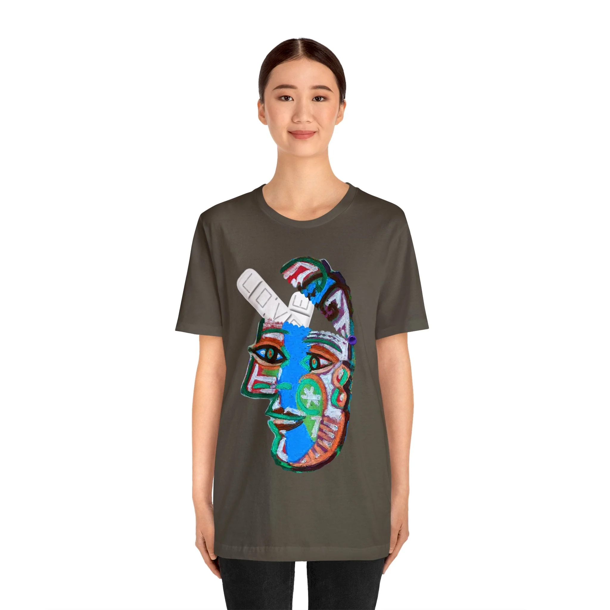 LOVE PILL DEUX Unisex High End Cotton Short Sleeve Tee - Image 21