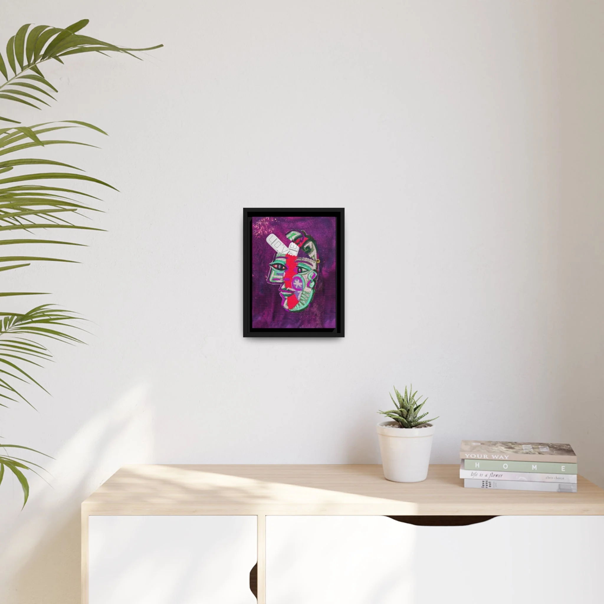 LOVE PILL PYSOP Matte Canvas, Black Frame - Image 6