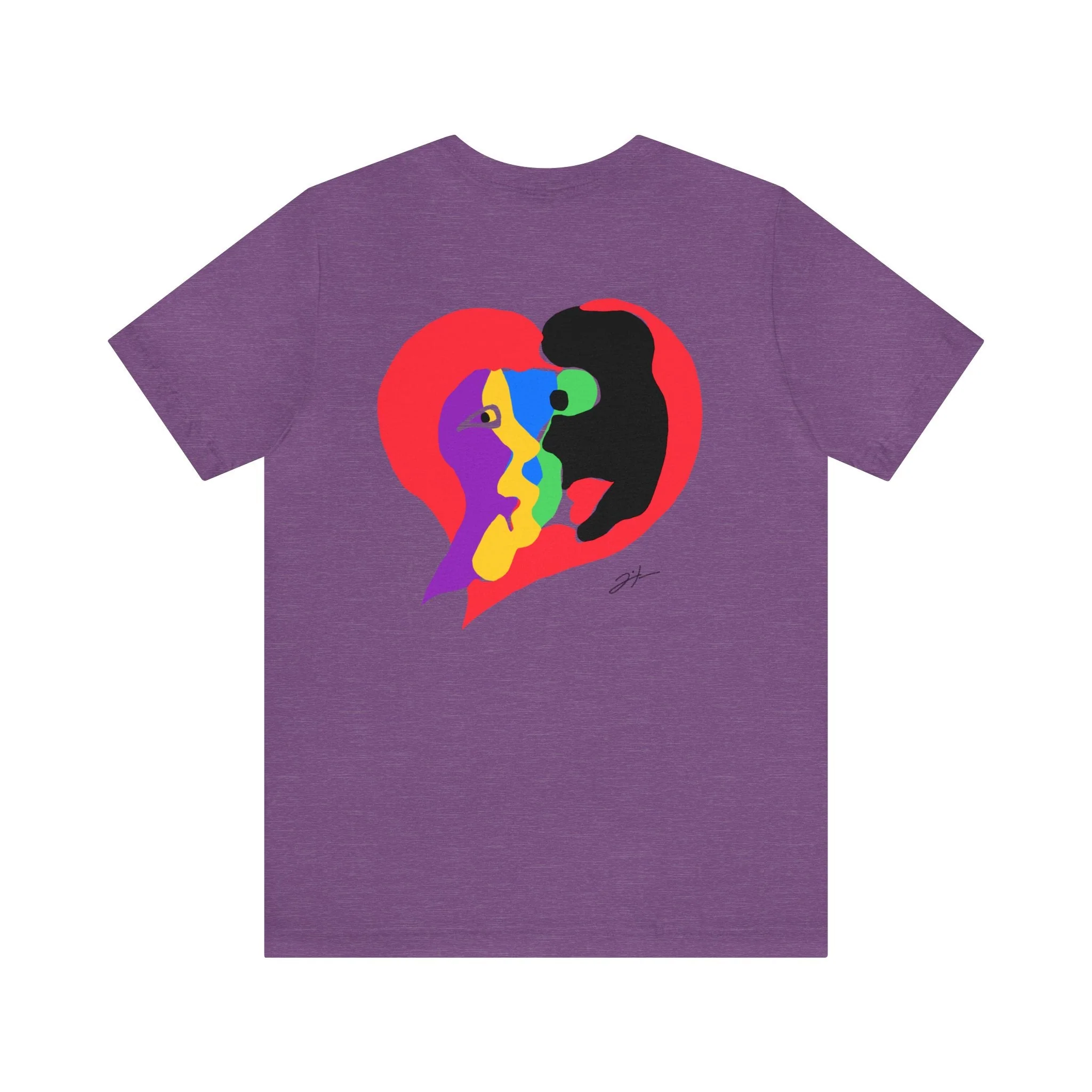 LOVE PILL Unisex High End Cotton Short Sleeve Tee - Image 47