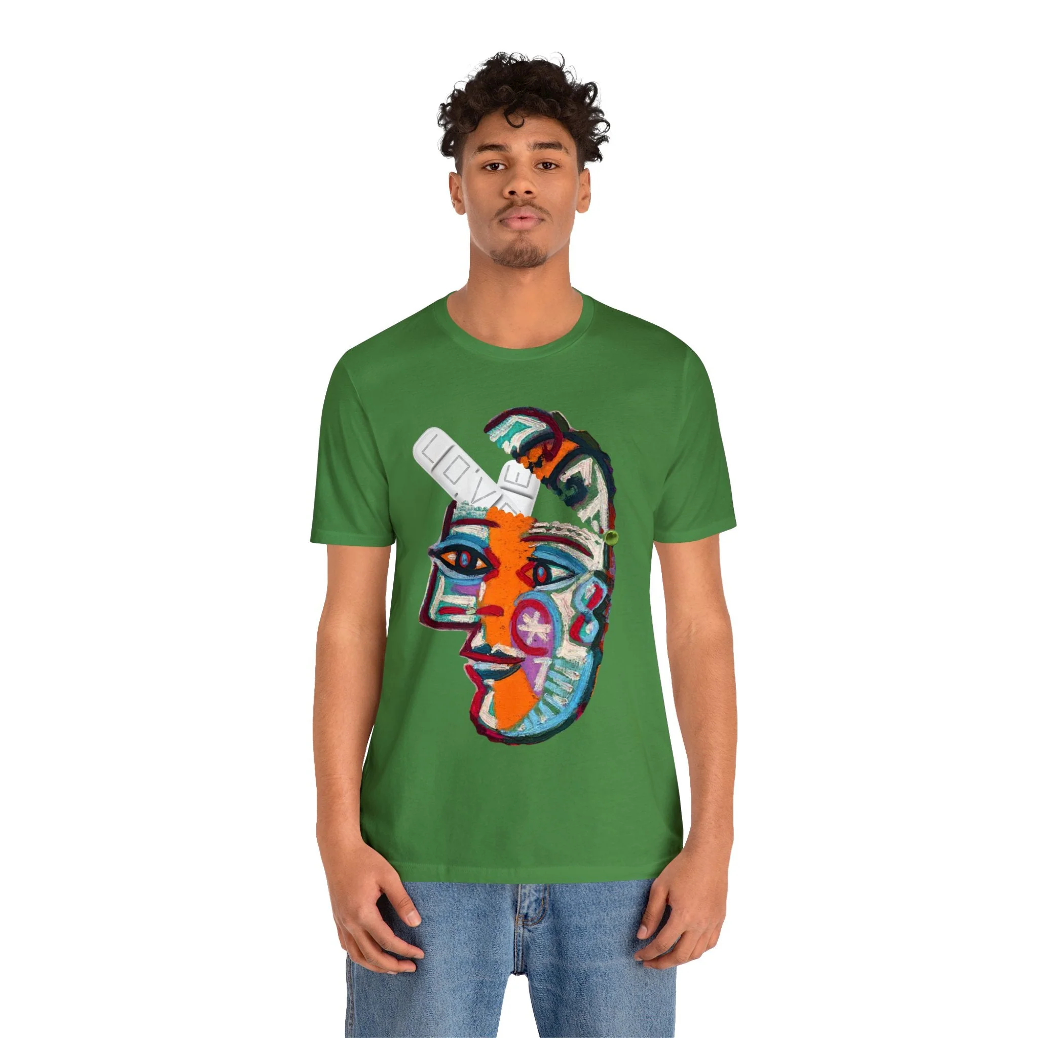 LOVE PILL Unisex High End Cotton Short Sleeve Tee - Image 55
