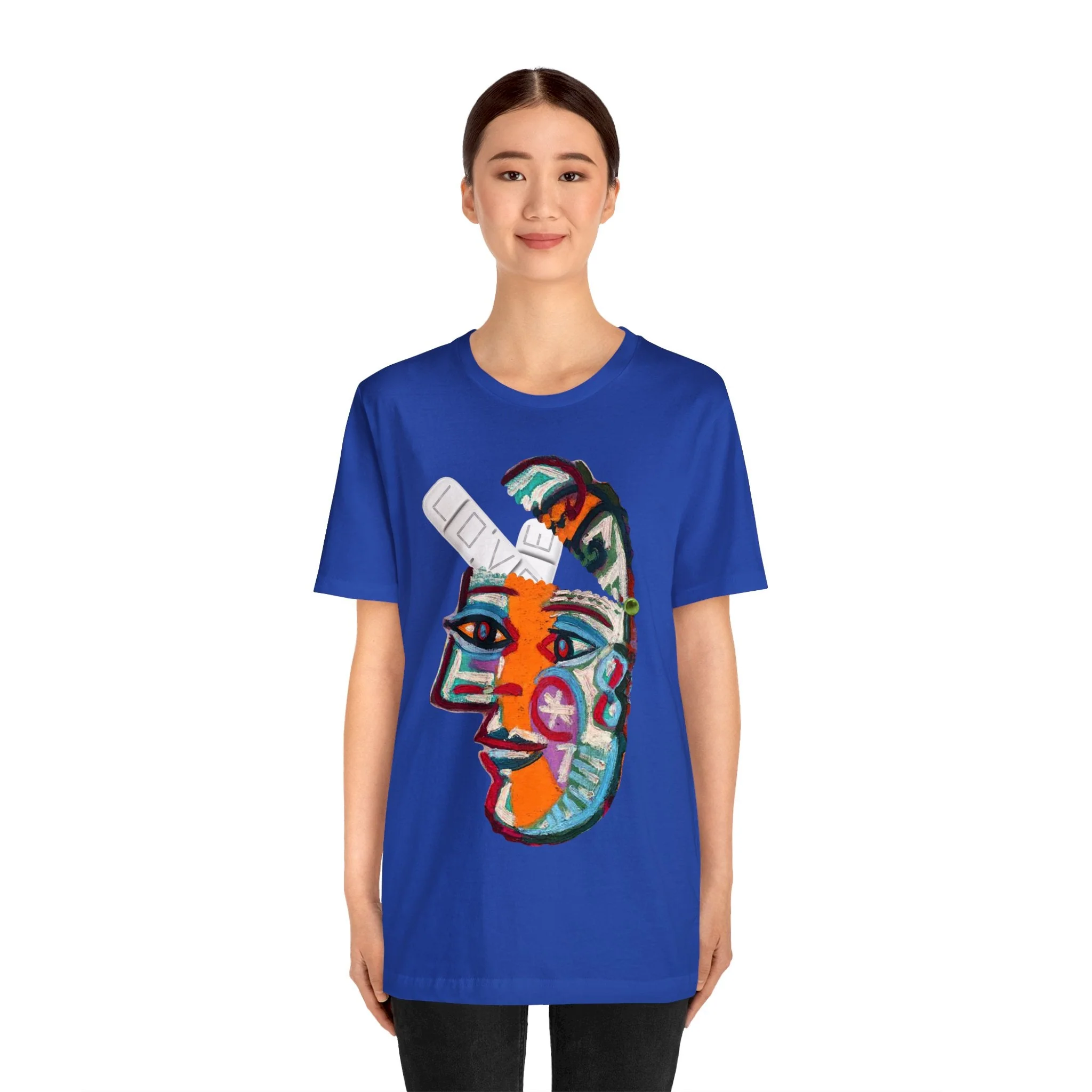 LOVE PILL Unisex High End Cotton Short Sleeve Tee - Image 78