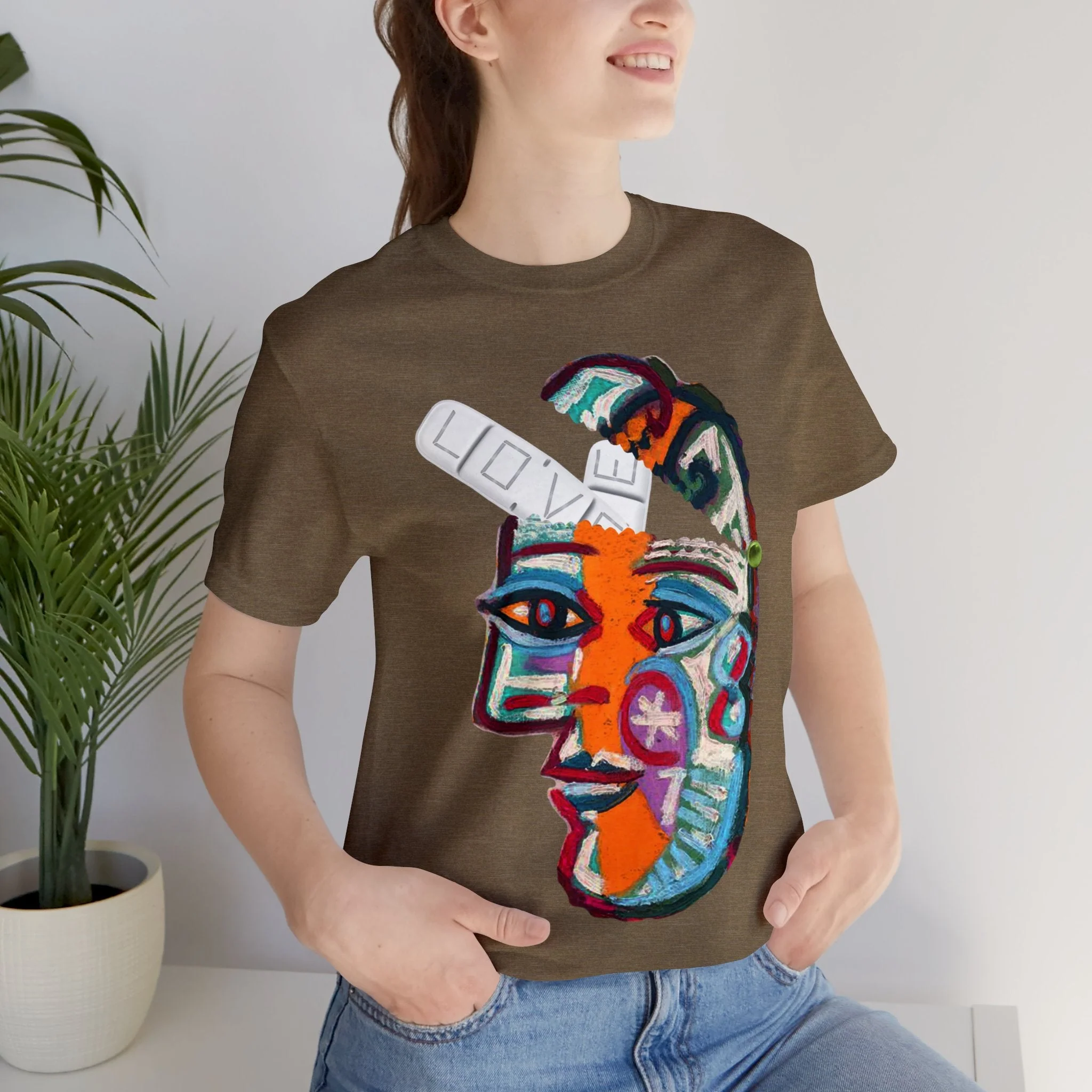 LOVE PILL Unisex High End Cotton Short Sleeve Tee - Image 98