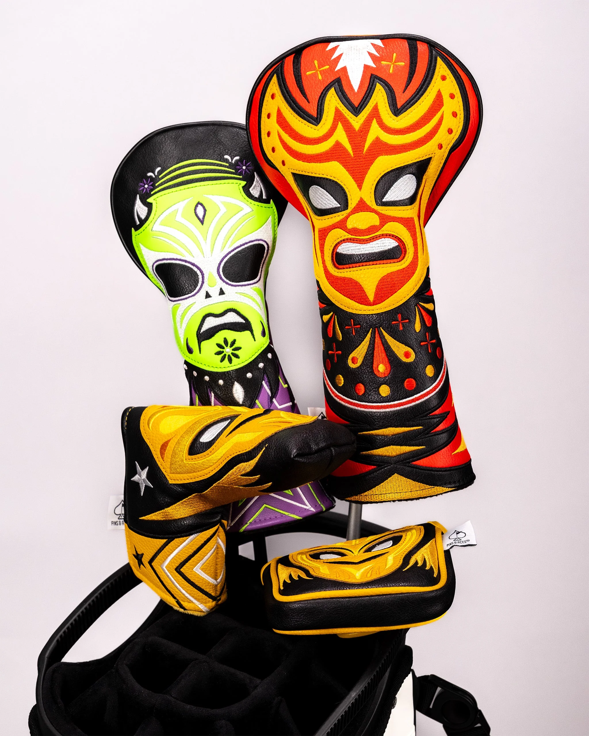 Lucha Libre Mask - Mallet Putter Cover - Image 10