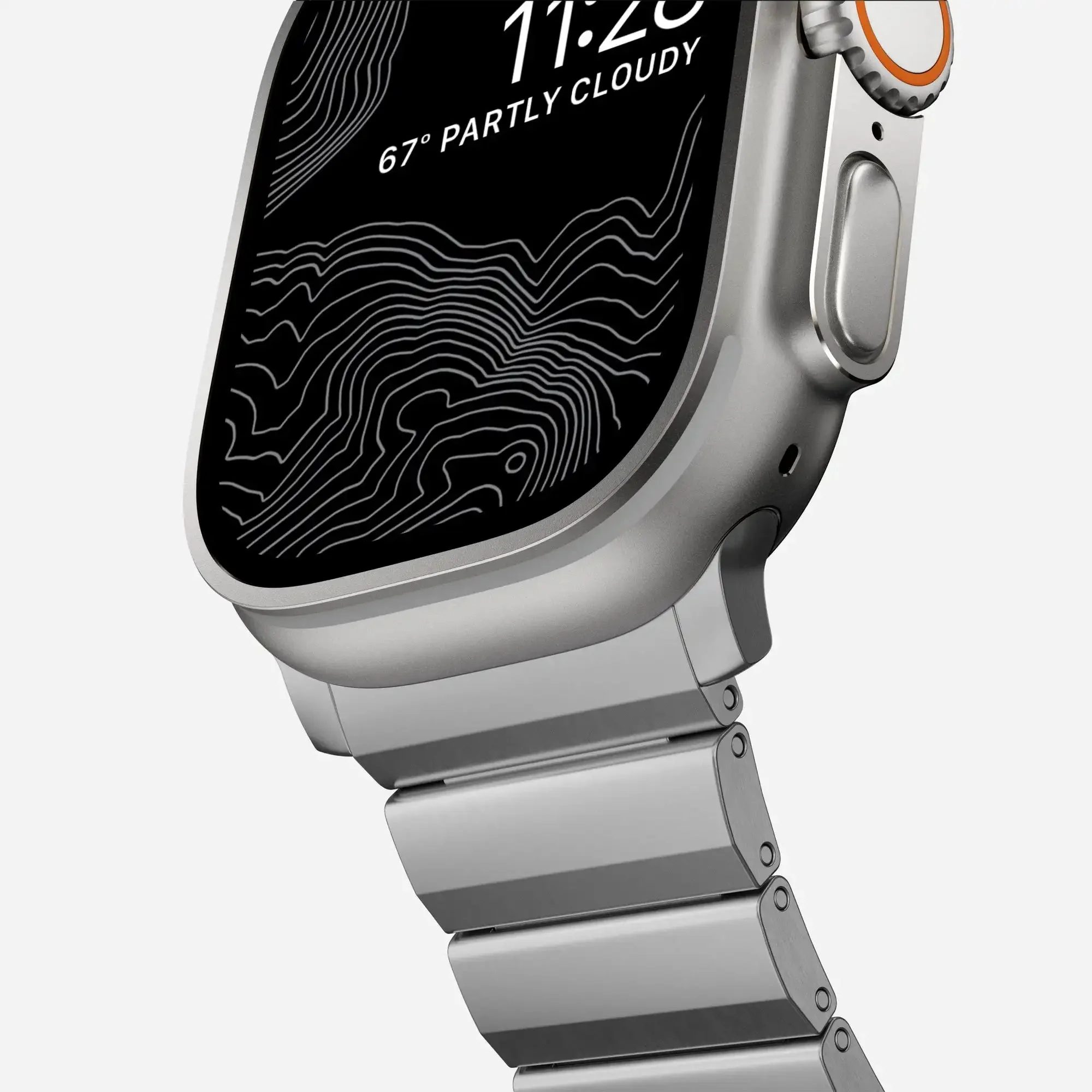 Luxury Steel Strap for Apple Watch Band Series 10/9/8/7/6/5 SE / Ultra 8 1/2 - Image 5