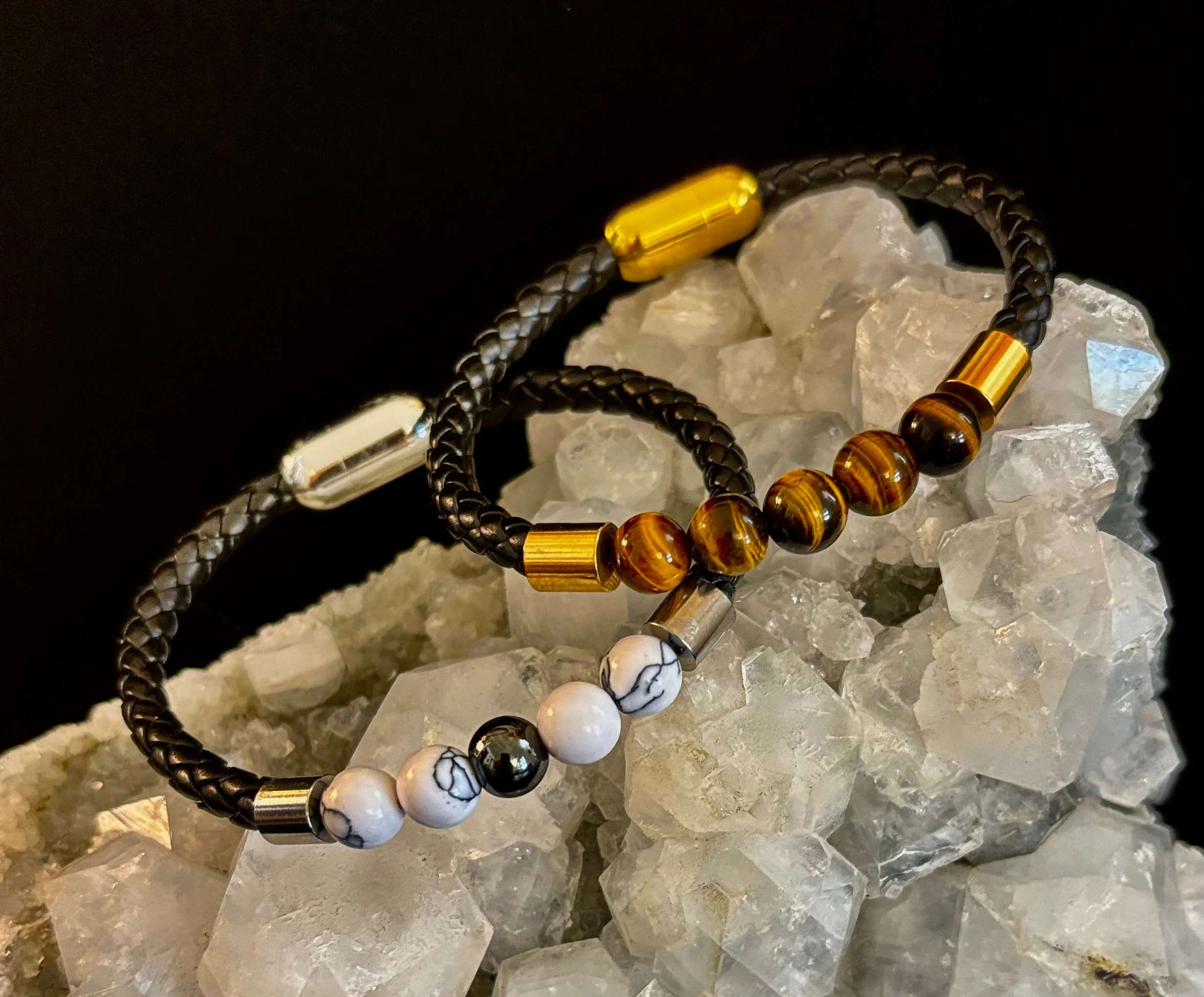 Magnetic Buckle Braided Bracelet β 4 Unique Styles - Medium Wrists - Image 3