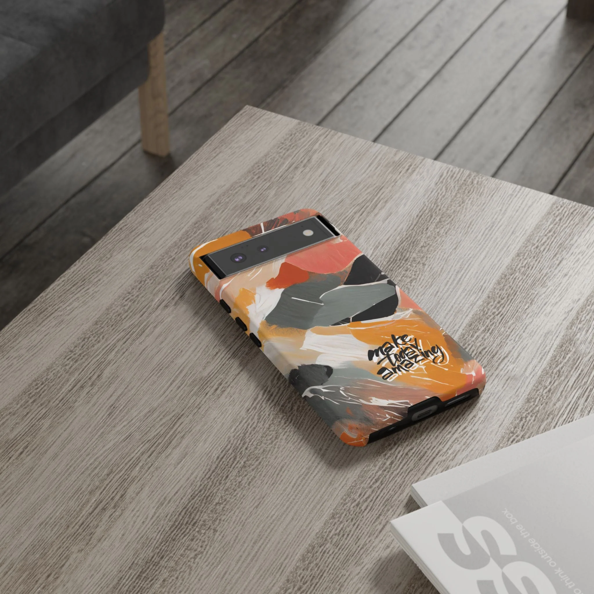 " Make Today Amazing" Abstract Phone Case - Image 60