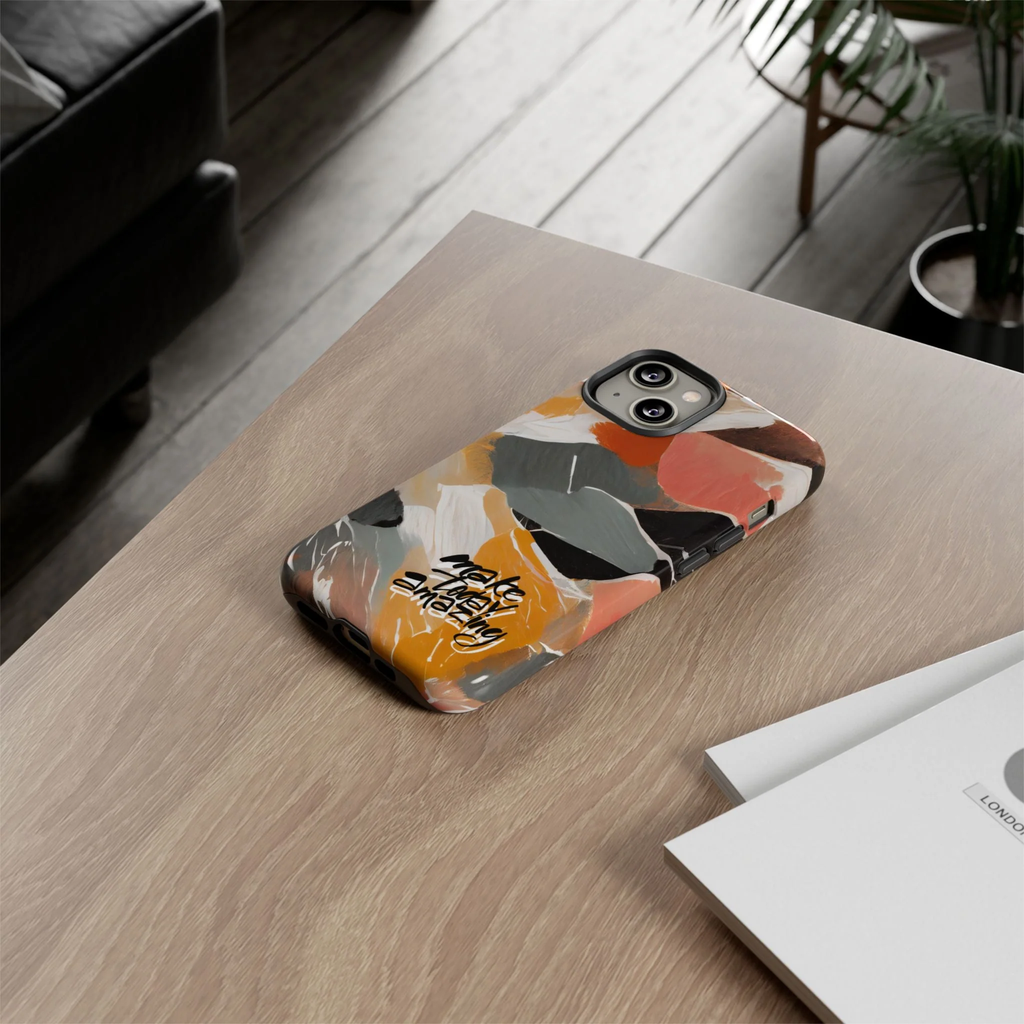 " Make Today Amazing" Abstract Phone Case - Image 65