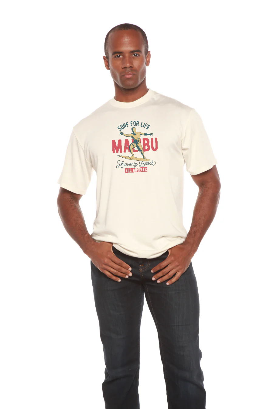 MALIBU Men's Bamboo Viscose/Organic Cotton Short Sleeve Graphic T-Shirt - Image 10