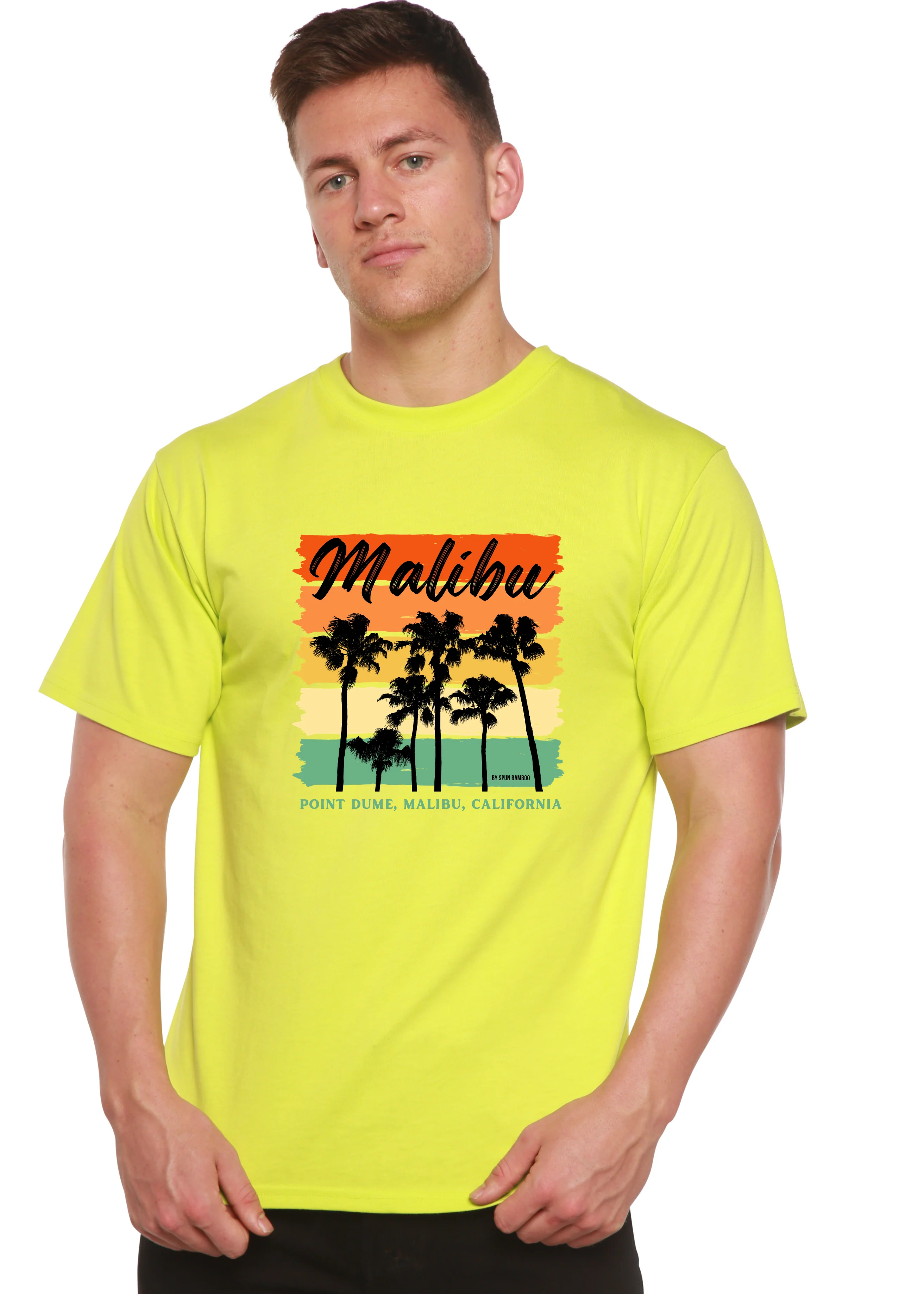 Malibu Unisex Bamboo Viscose/Organic Cotton Short Sleeve Graphic T-Shirt - Image 8