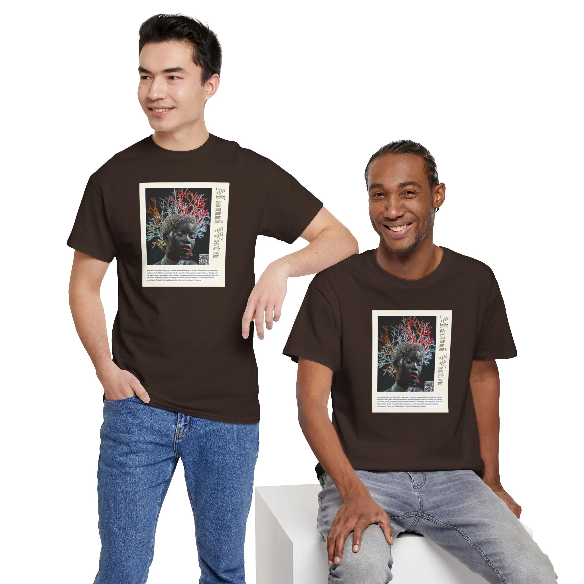 Mami Wata Aziza & Fae Unisex Heavy Cotton Tee - Image 11