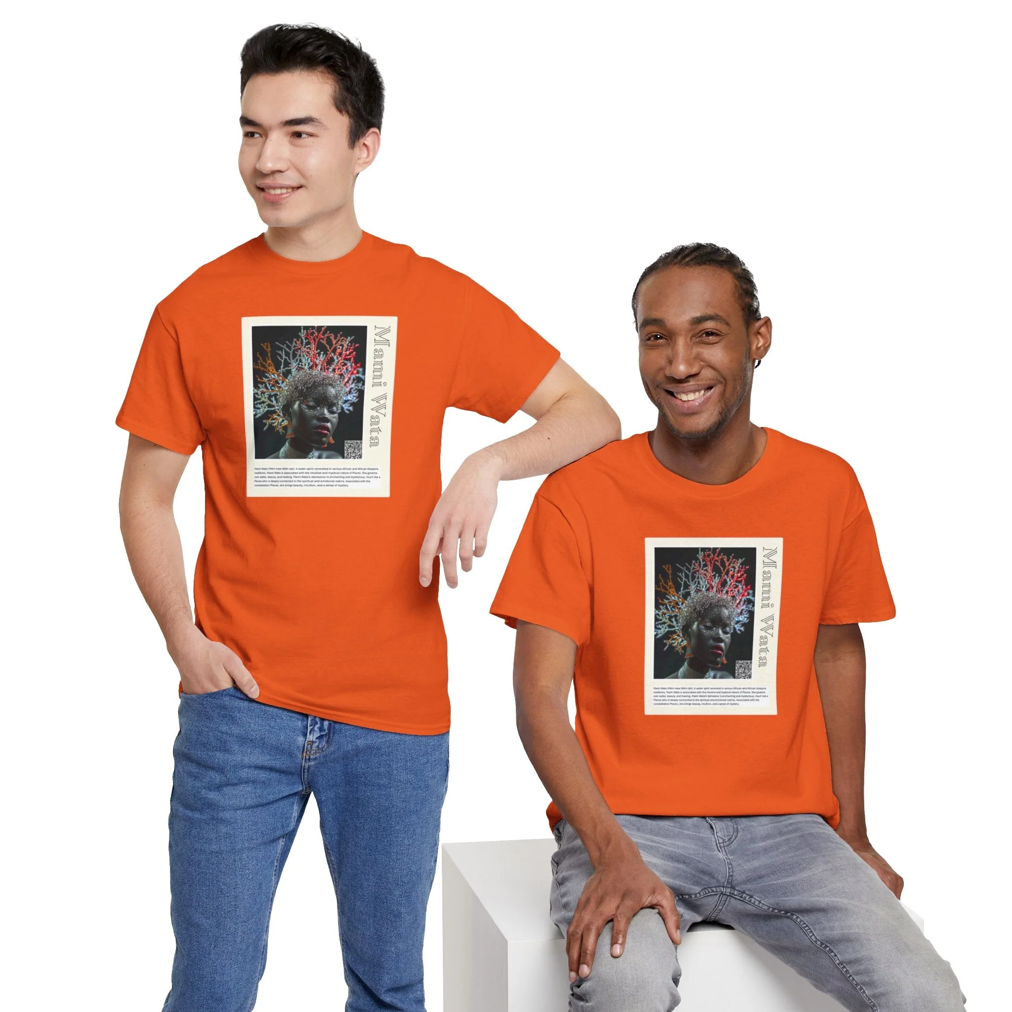 Mami Wata Aziza & Fae Unisex Heavy Cotton Tee - Image 29