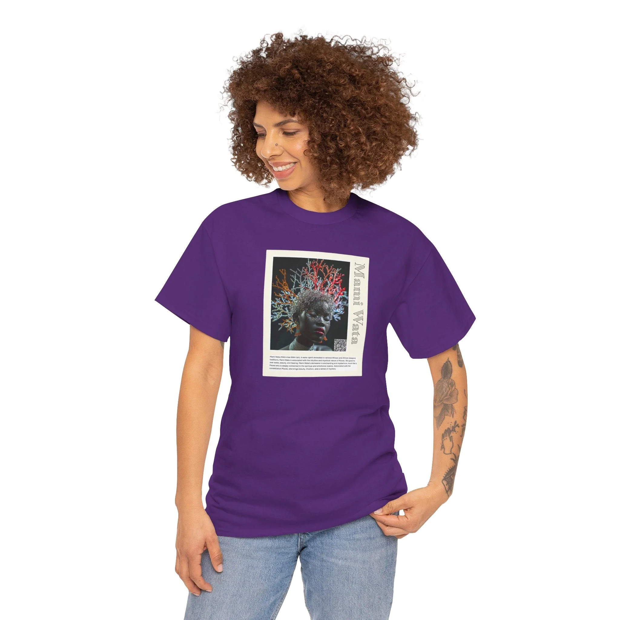 Mami Wata Aziza & Fae Unisex Heavy Cotton Tee - Image 34