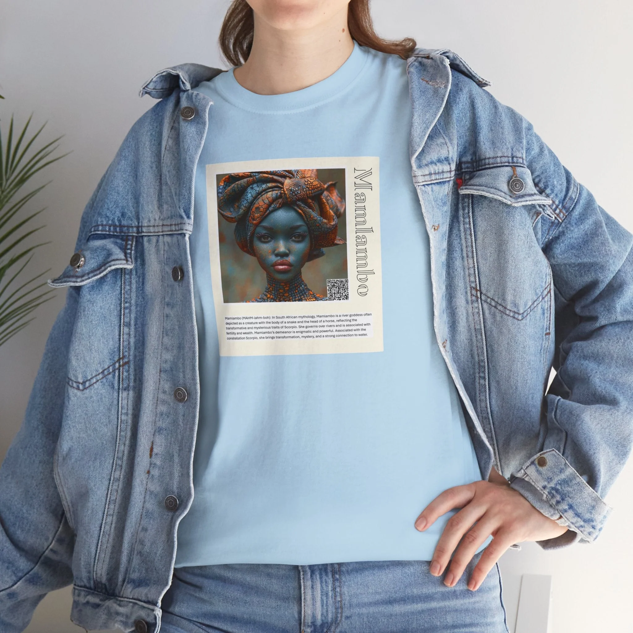 Mamlambo Aziza & Fae Unisex Heavy Cotton Tee - Image 27
