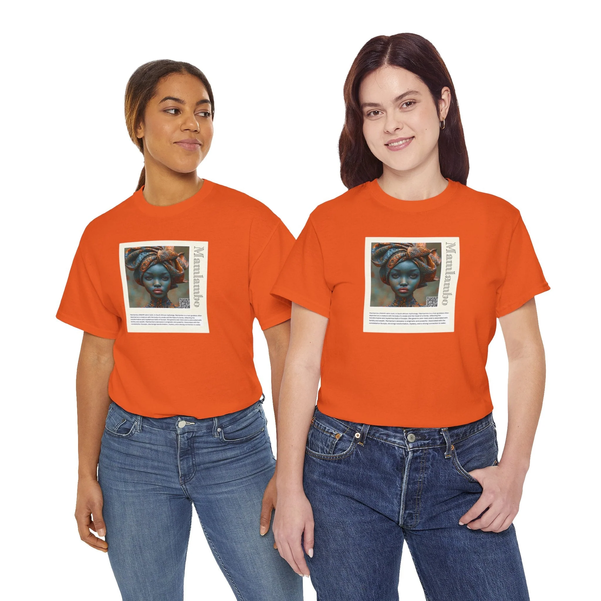 Mamlambo Aziza & Fae Unisex Heavy Cotton Tee - Image 52