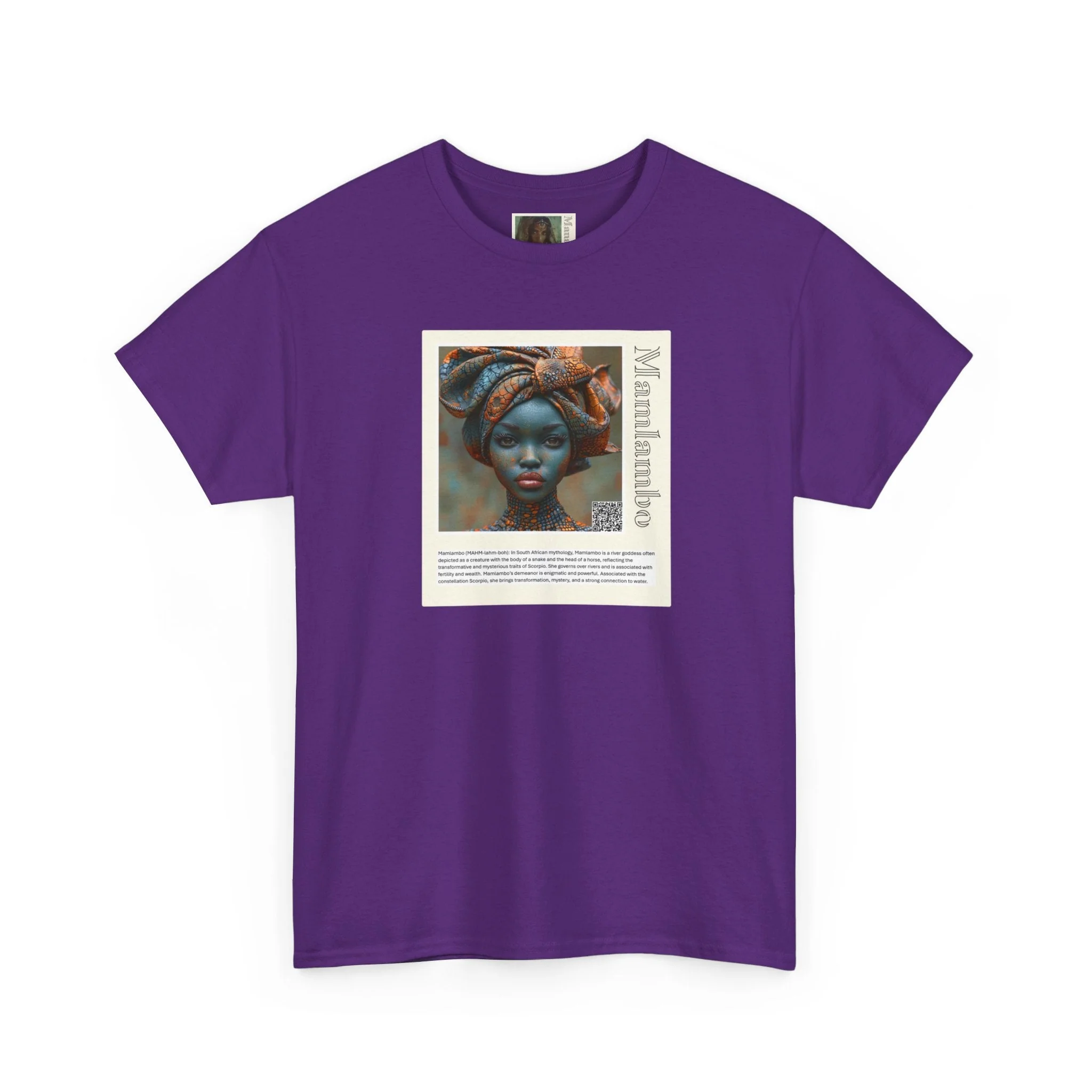Mamlambo Aziza & Fae Unisex Heavy Cotton Tee - Image 54
