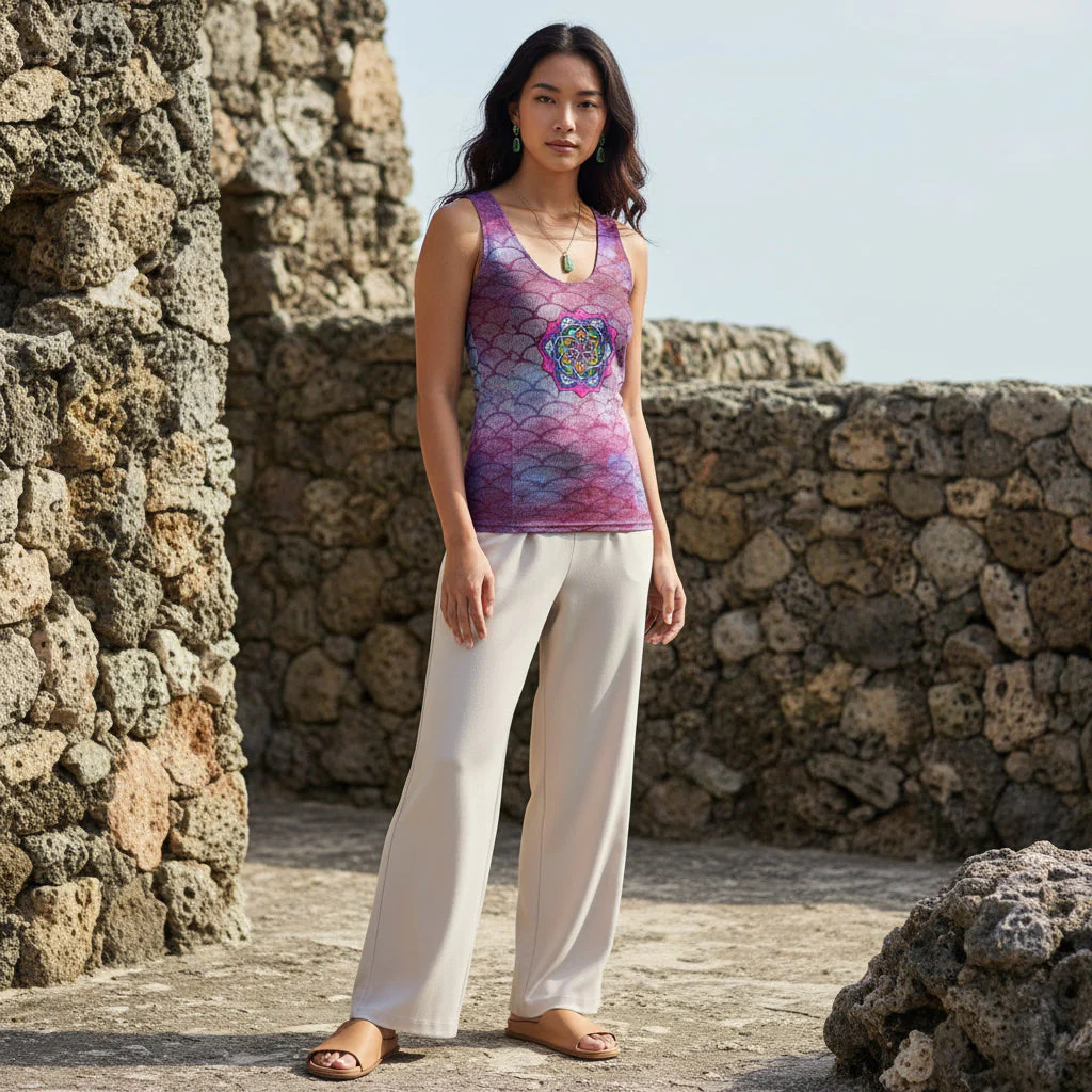 Mandala Jerry Jam 2 Tank Top - Image 2