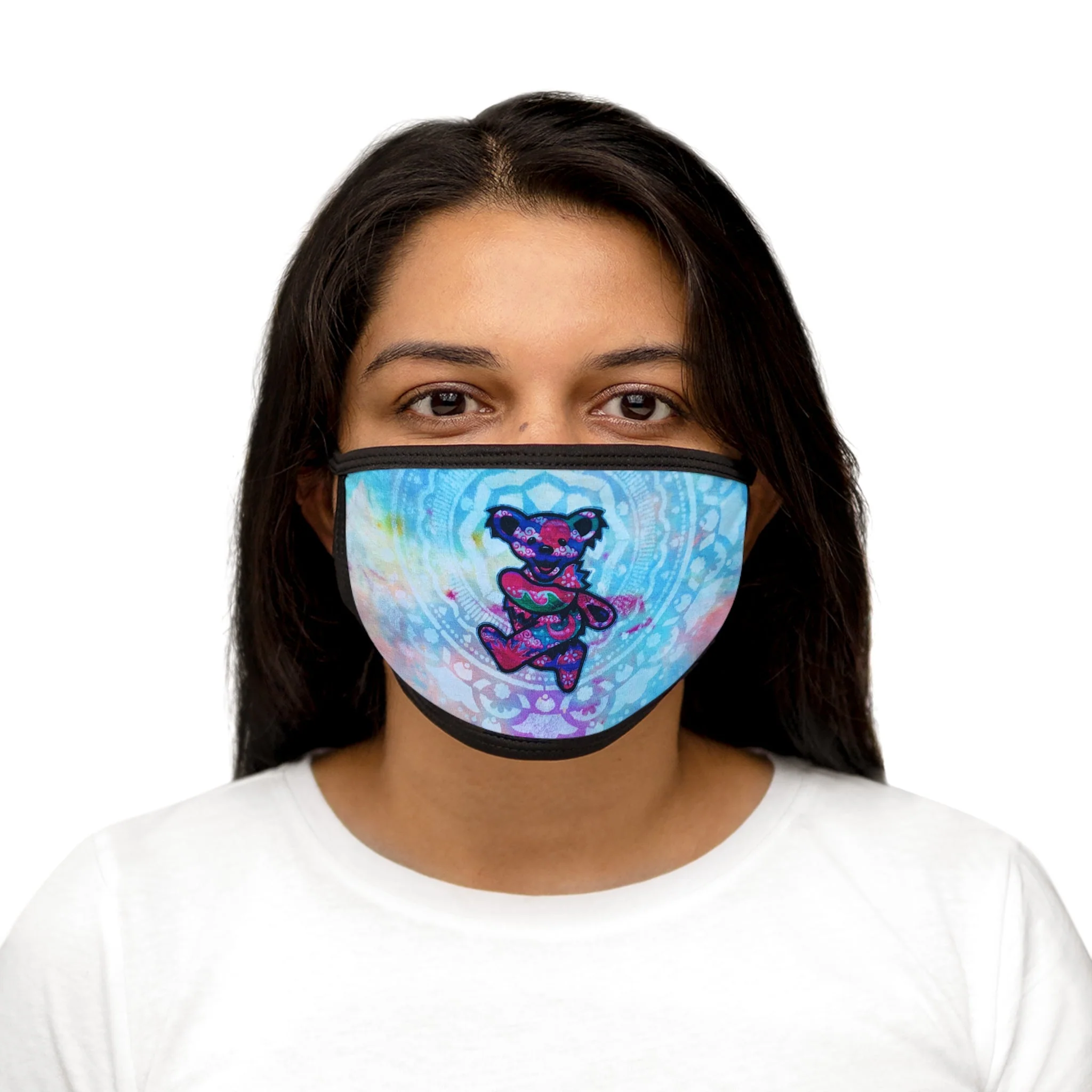Marching Bear Mixed-Fabric Face Mask - Image 6