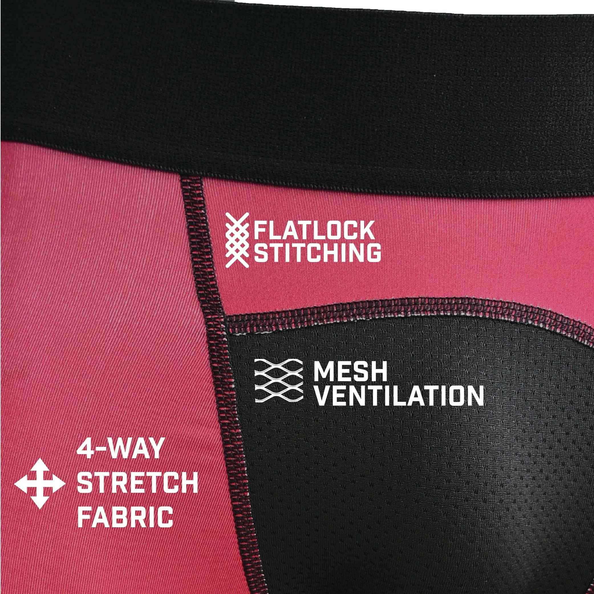 Maroon Compression Tights - Image 3
