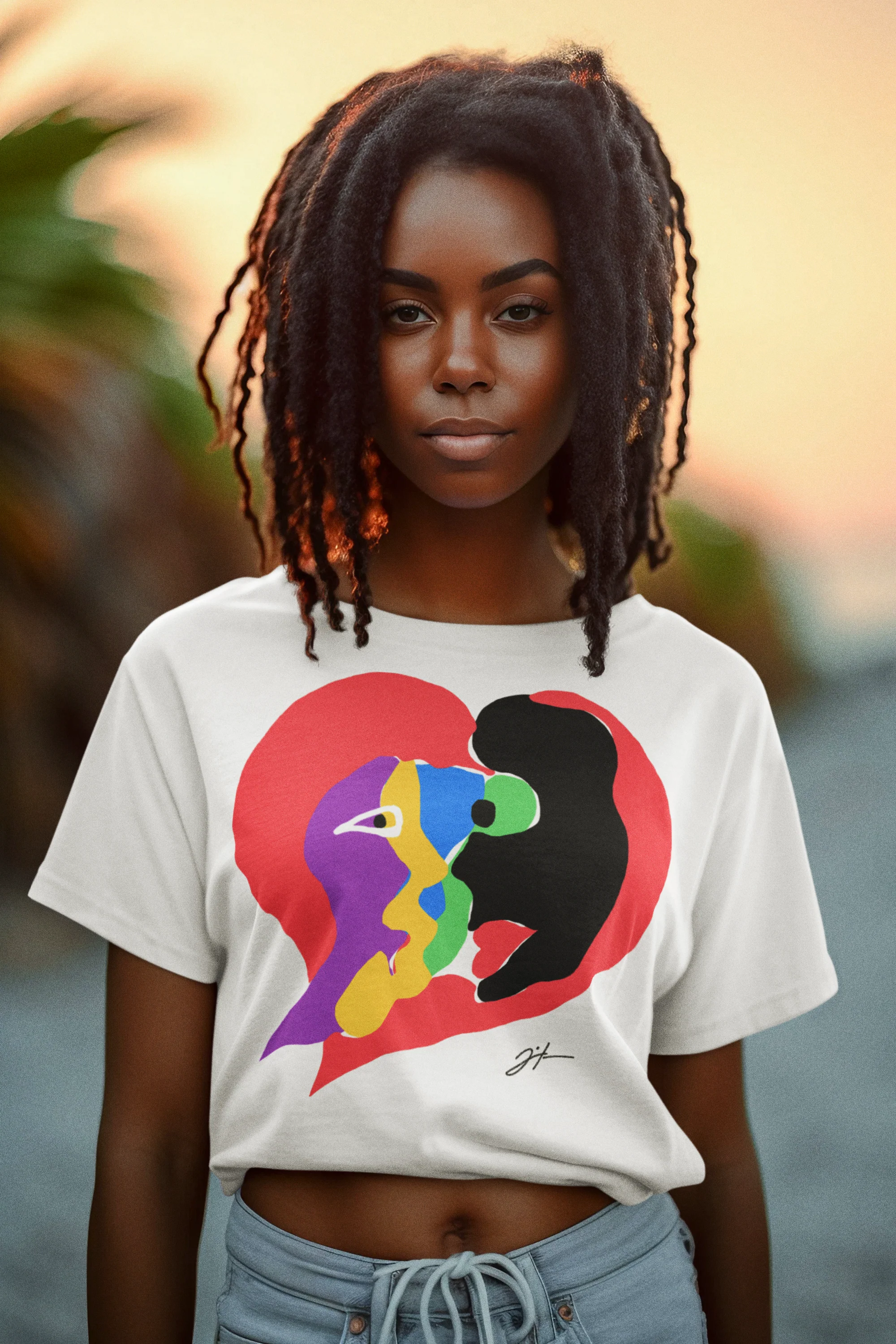 Matters of the Heart Unisex Premium Tee - Image 6