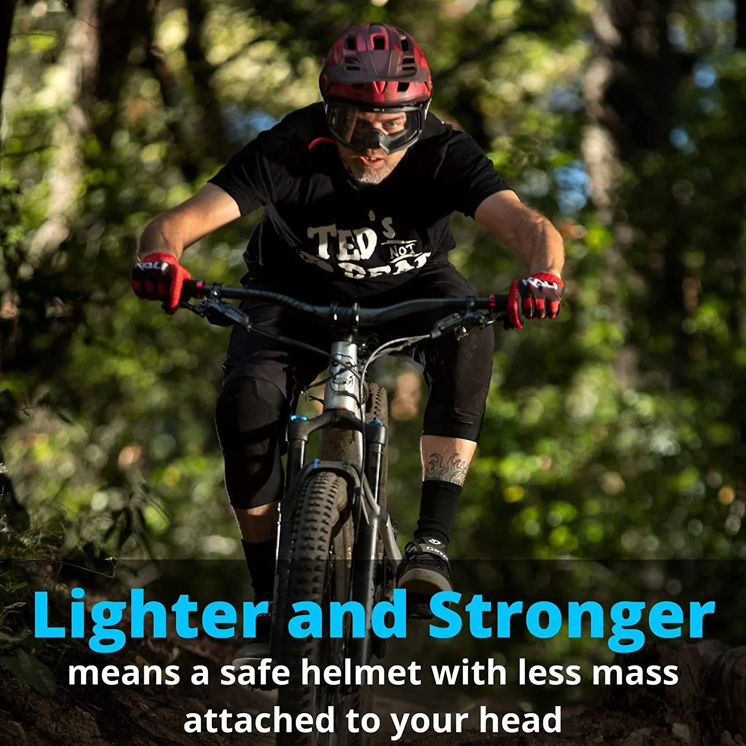 Maya 3.0 Bicycle Helmet - Red/Burgundy - Image 5