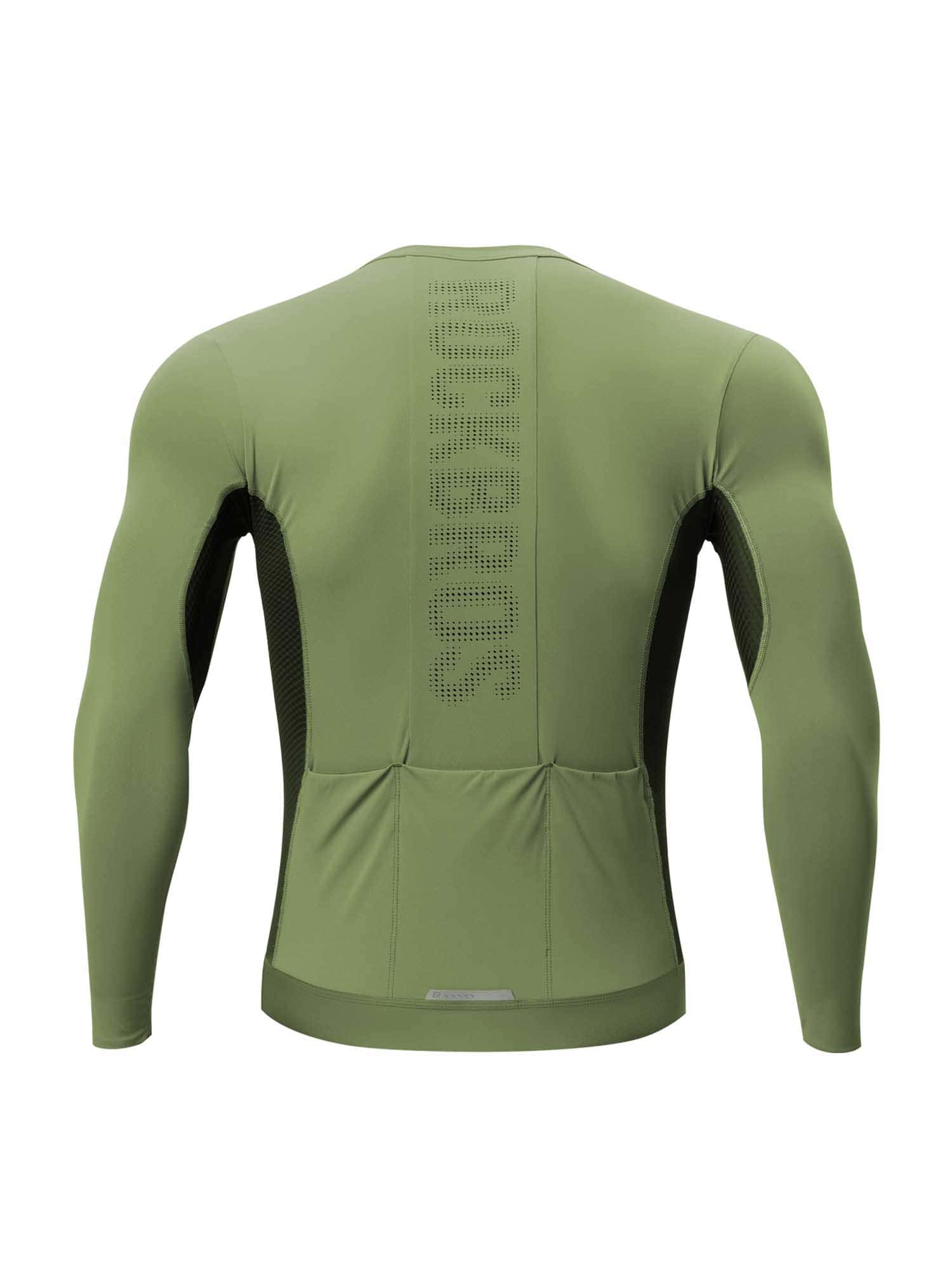 Men's Colorblock Long-Sleeve Cycling Jersey - Image 9