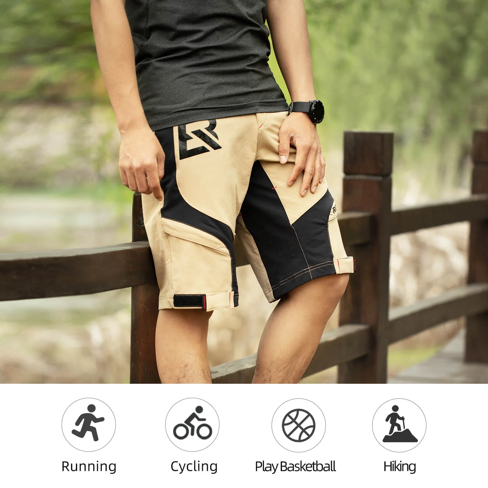 Men's MTB Shorts with Detachable 4D Padded Liner - Image 12