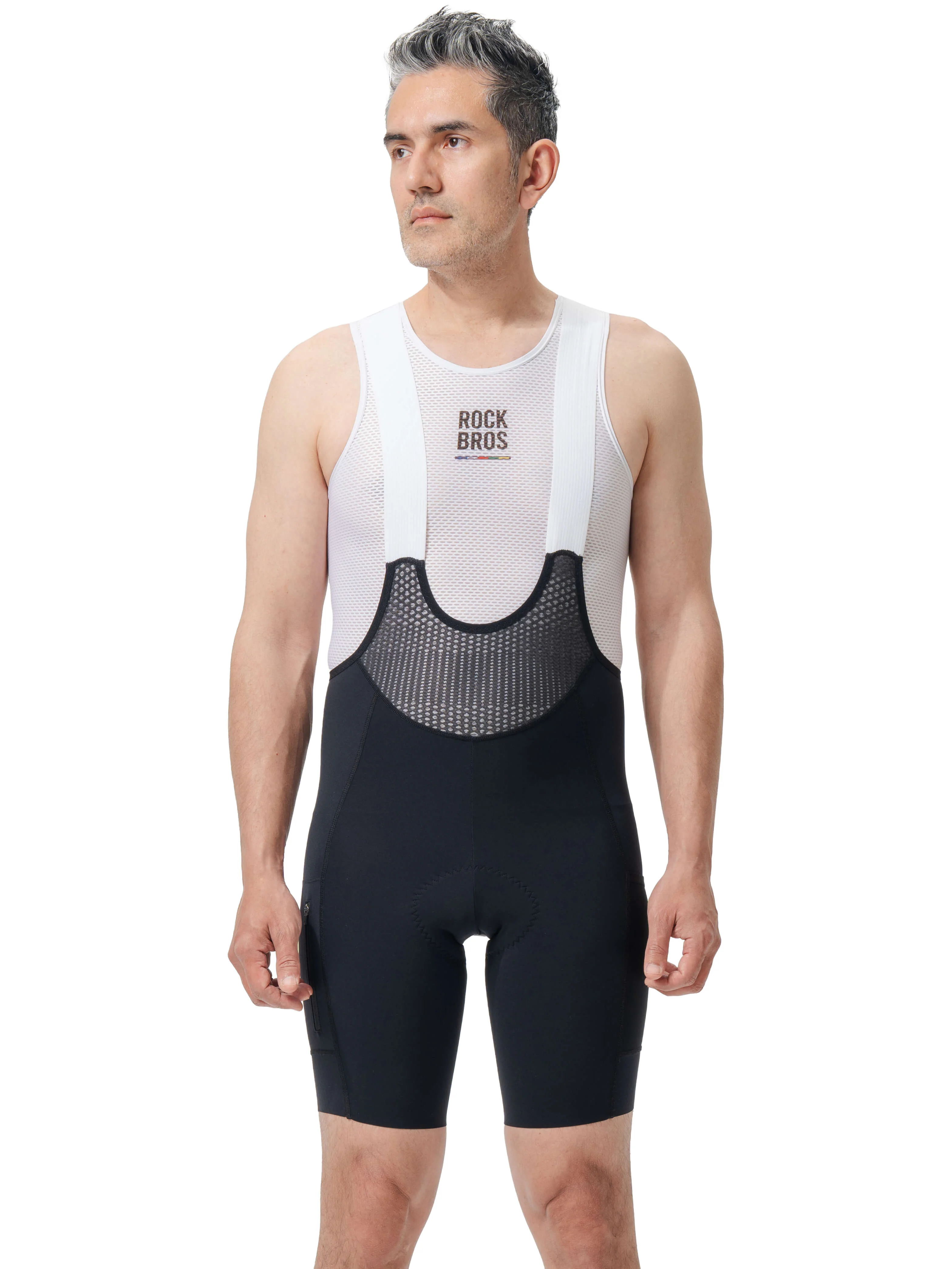 Men's ROAD-TO-SKY Bib Cycling Shorts With Elastic Interface® Pad - Image 4