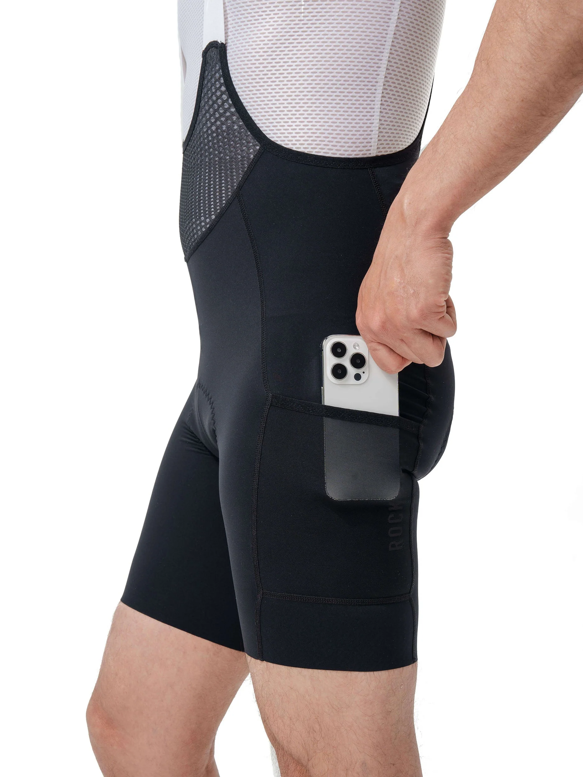 Men's ROAD-TO-SKY Bib Cycling Shorts With Elastic Interface® Pad - Image 7