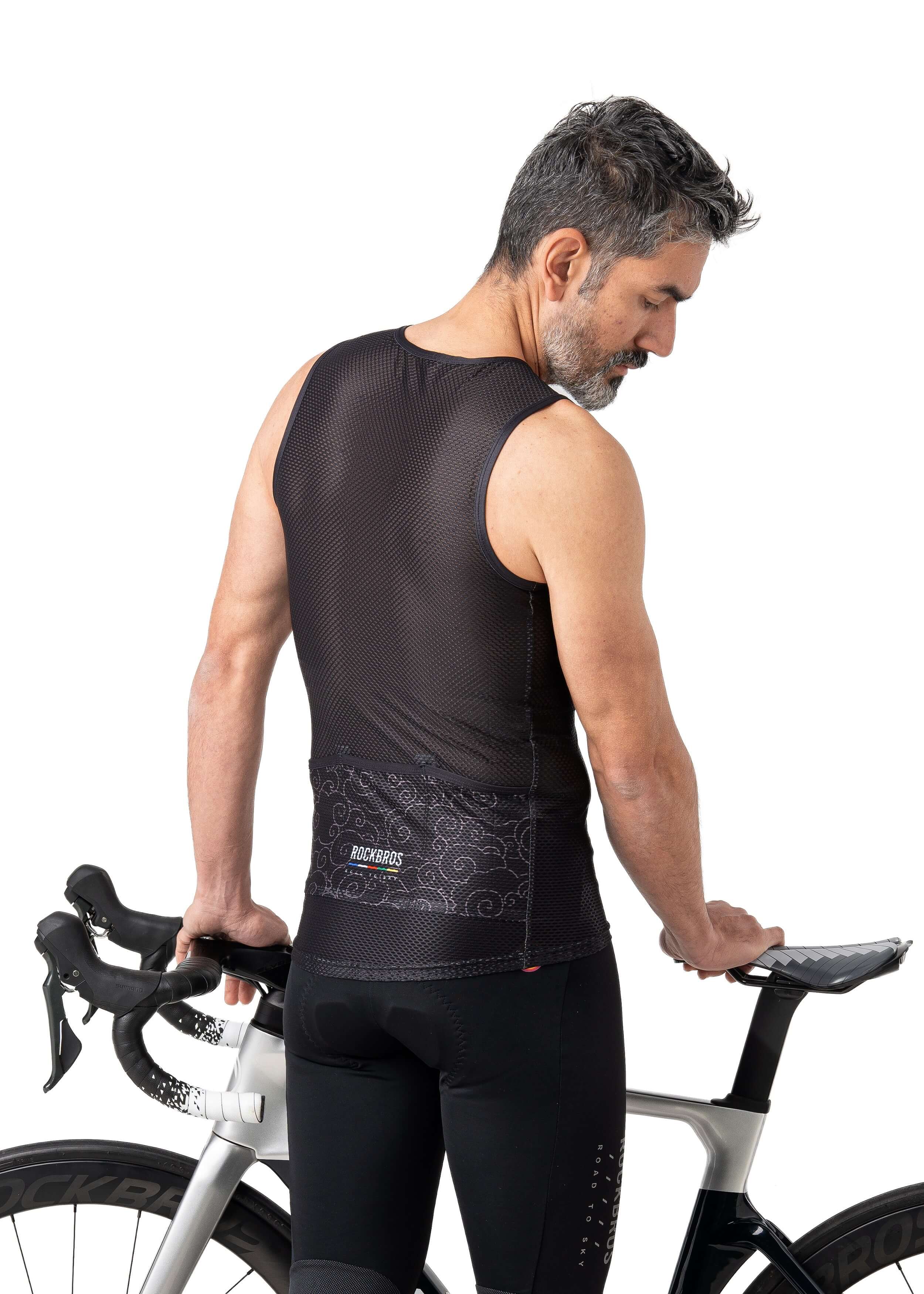 Men's ROAD-TO-SKY Sleeveless Cycling Base Layer - Image 6