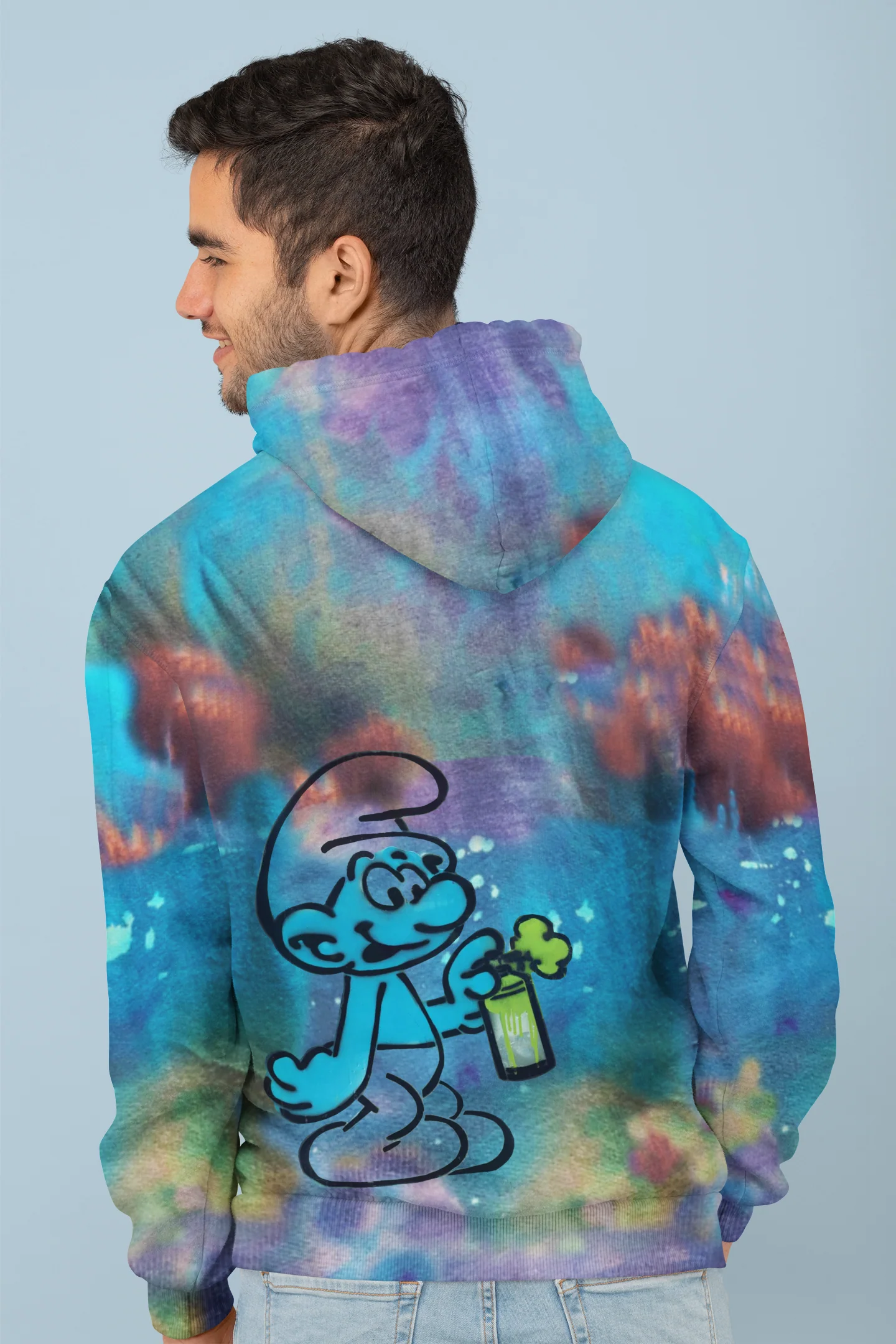 Micro-Doze Smurf Cloud Zip-Hoodie - Image 2
