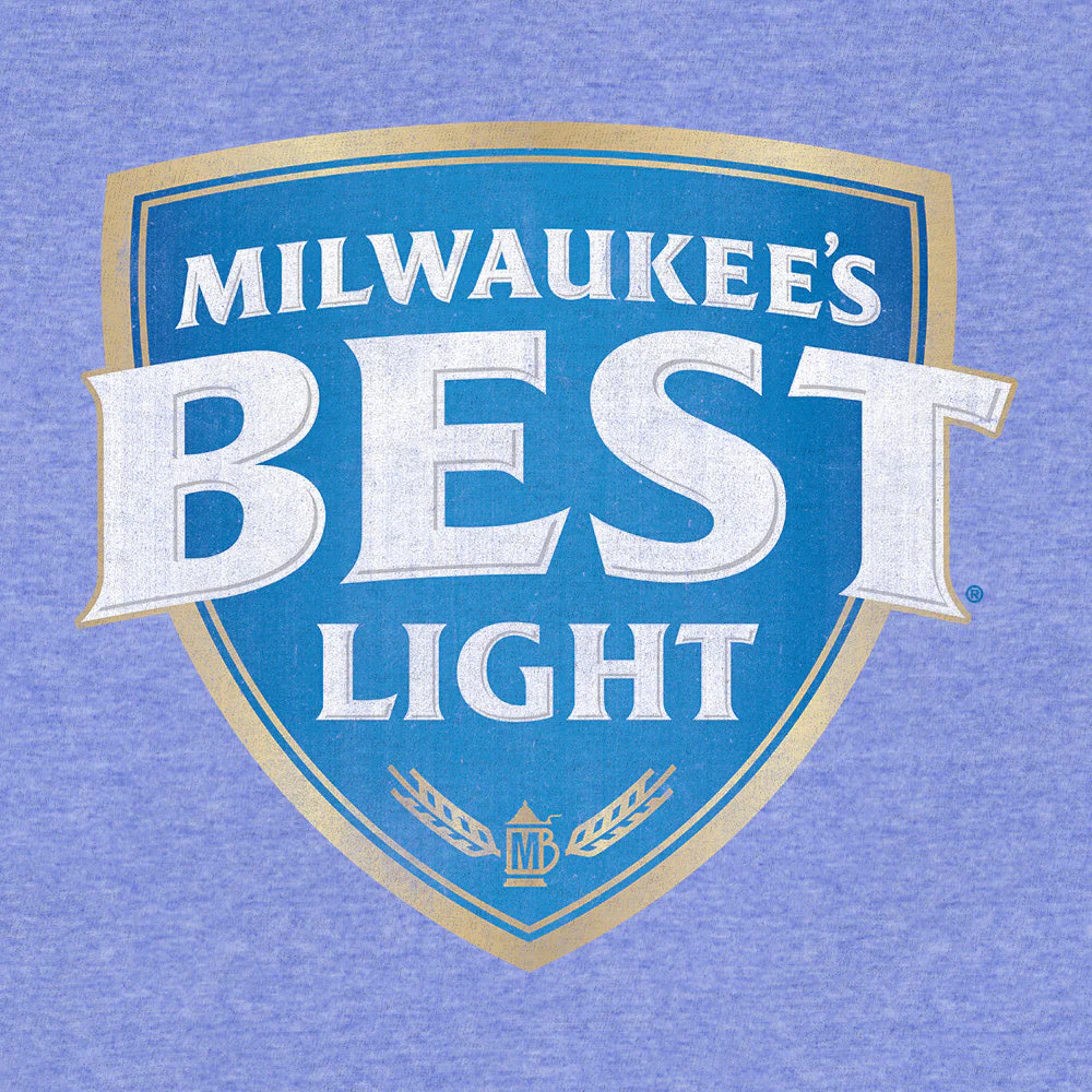 Milwaukee's Best Light Logo T-Shirt - Blue - Image 2