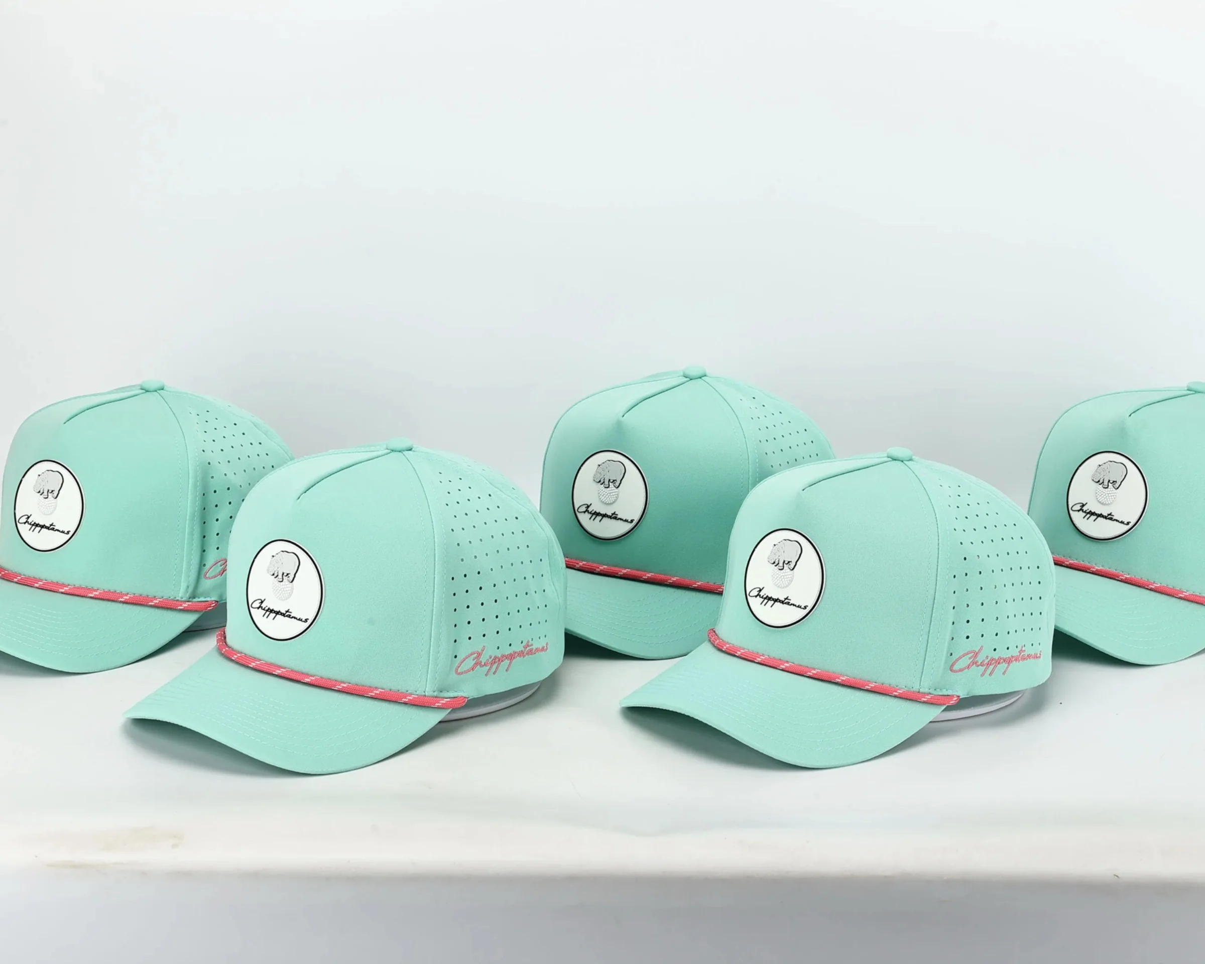 Mint Green Rope Hat - Chippopotamus Pink - Image 8