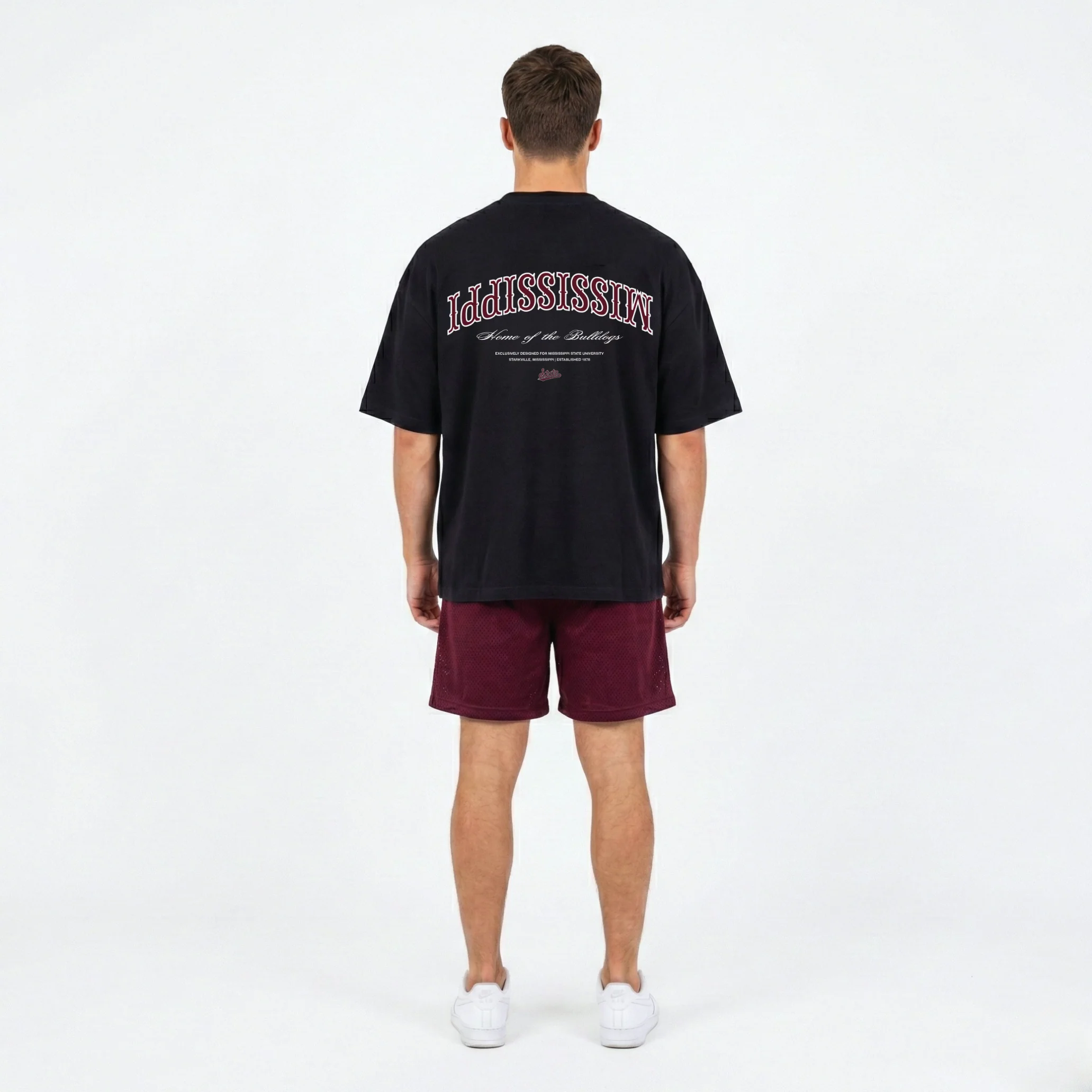 Mississippi State Essentials Oversized Tee - Image 3