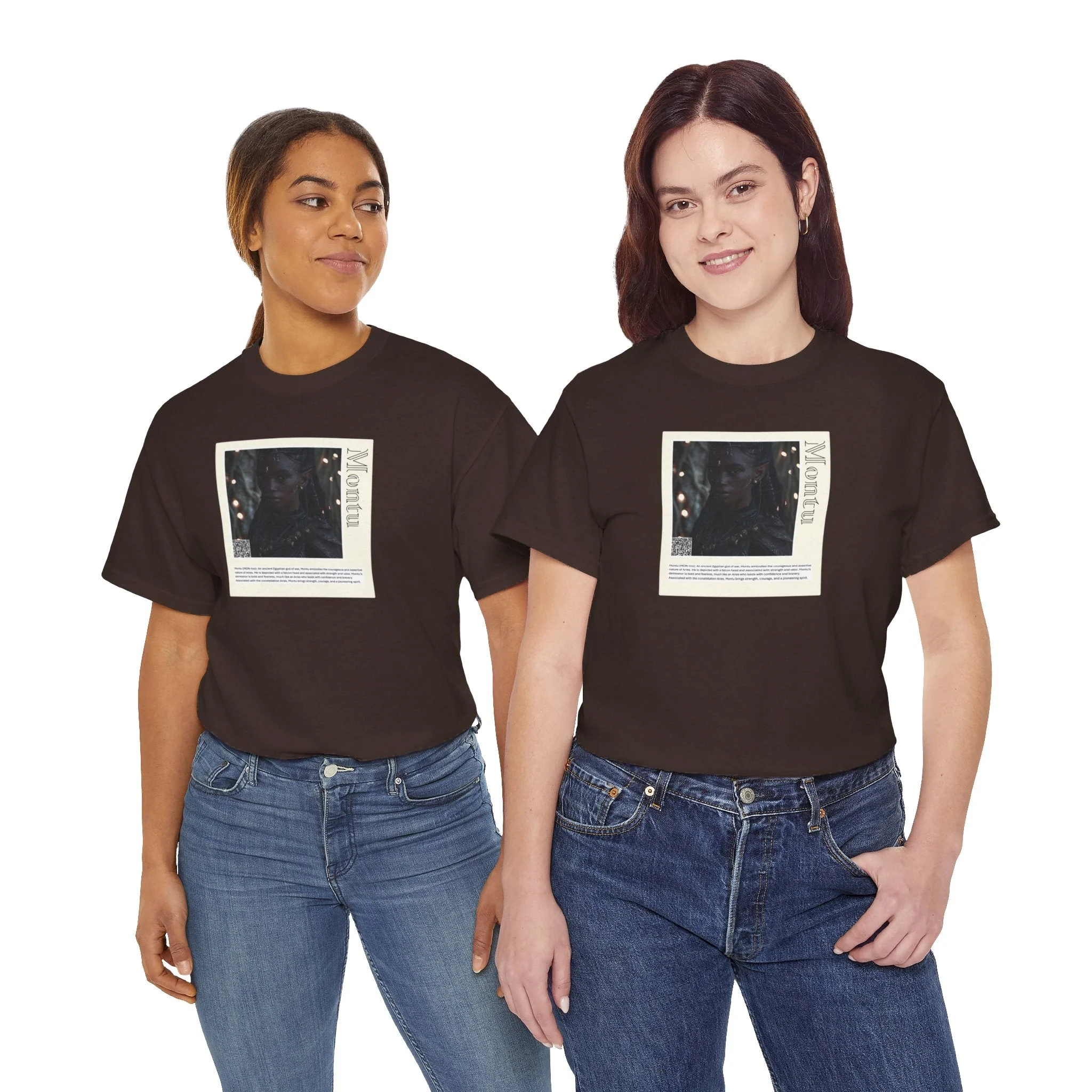 Montu Aziza & Fae Unisex Heavy Cotton Tee - Image 14