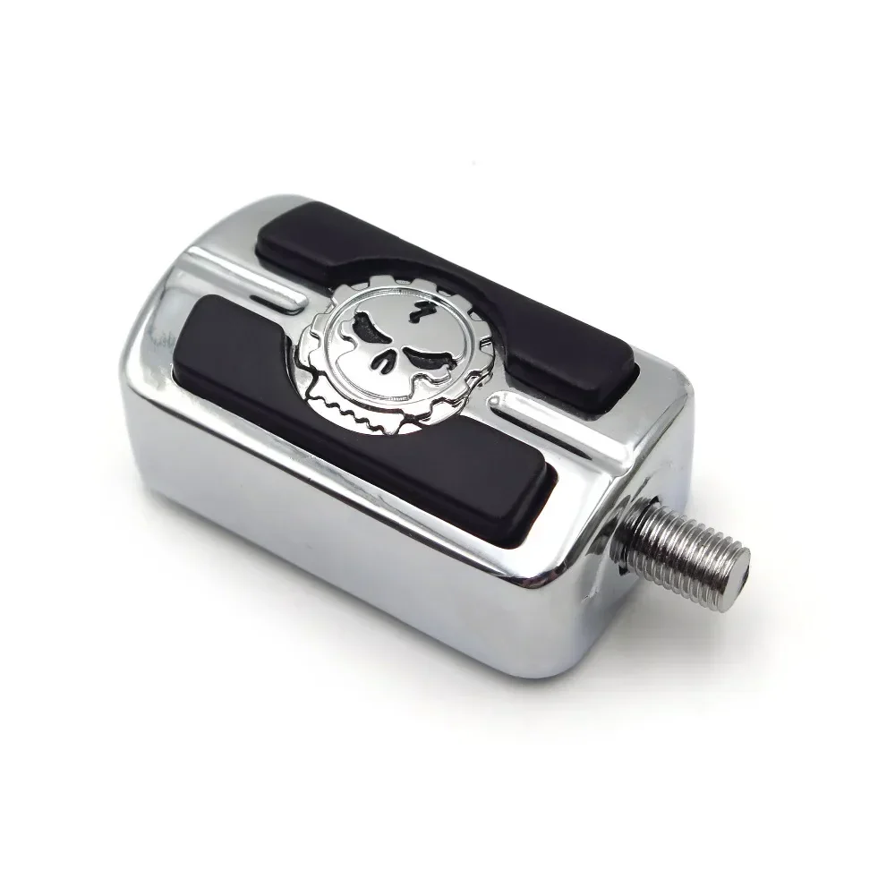Motorcycel Parts Chrome Skull Shifter Shift Foot Peg For Harley Chopper Touring Cruiser Custom - Image 14