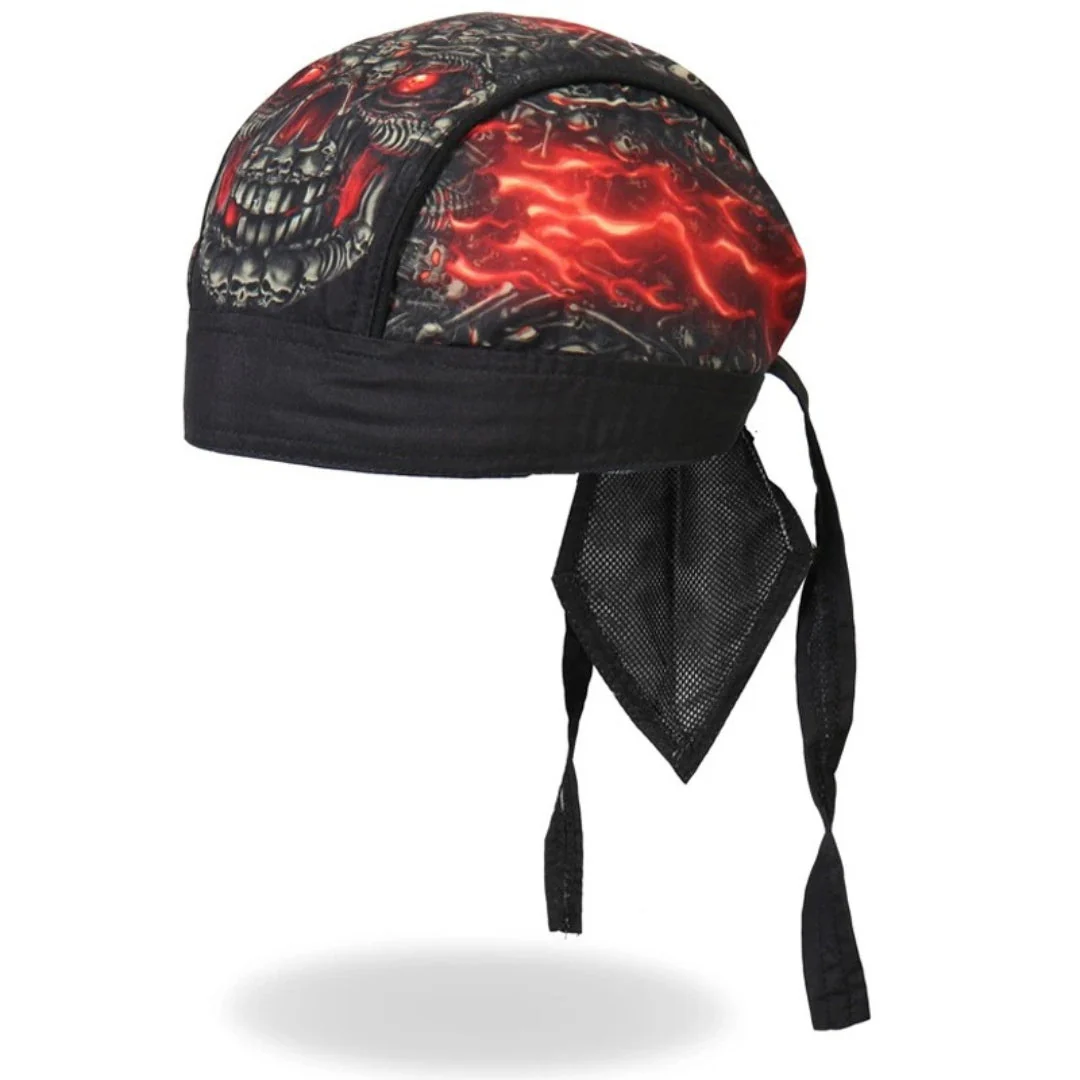 Motorcycle Helmet Balaclava - Retro Summer Motorbike Head Wrap - Image 8