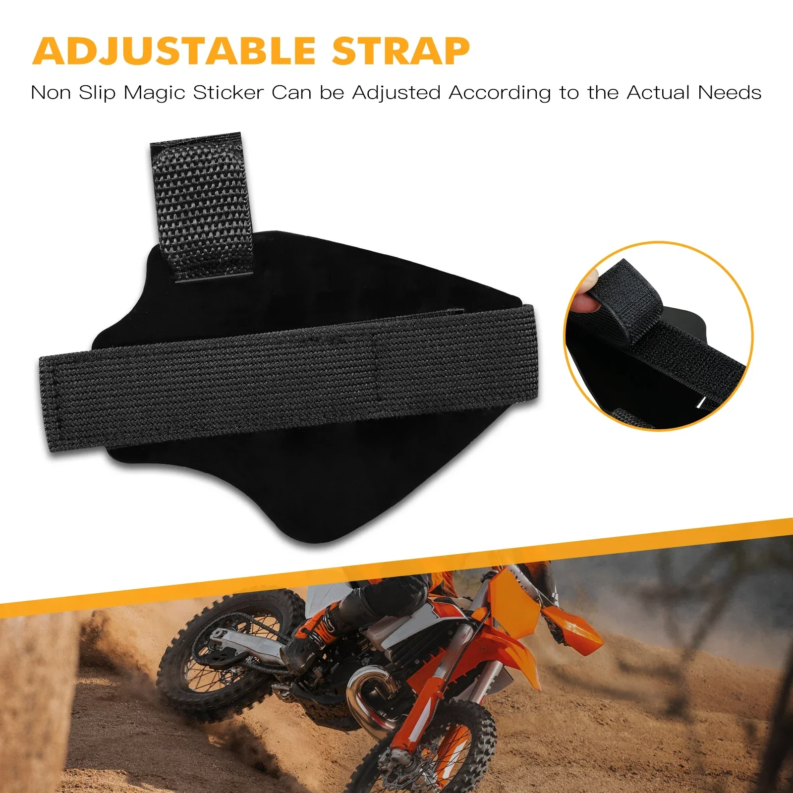 Motorcycle Shift Pad Adjustable Durable Shifter Cover Boot Shoe Protector - Image 3