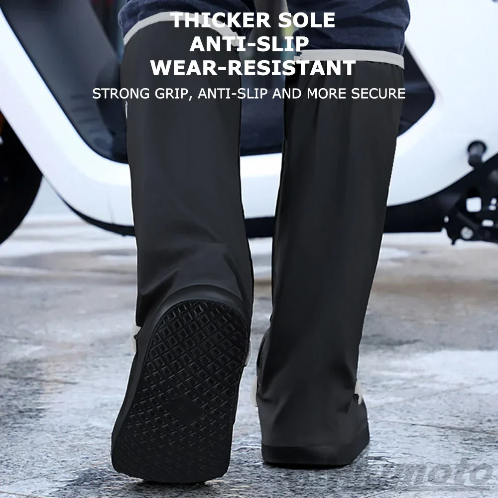 Motorcycle Shoe Cover Non-Slip Waterproof For Rainy Day - Image 4
