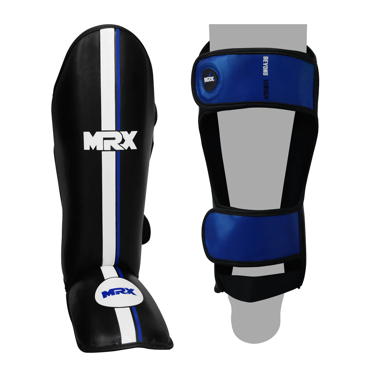 MRX Kickboxing Shin Guards MMA Boxing Training - Protective Gear Men Women - Image 5