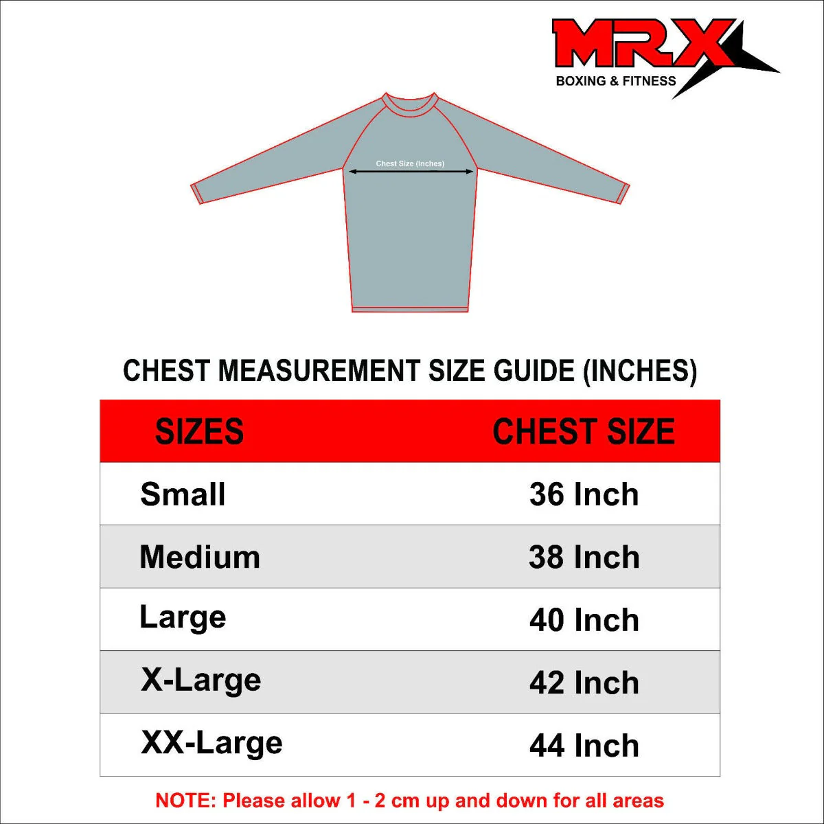 MRX Men's Compression Shirts Athletic Gym Workout Rash Guard Base Layer Short & Long Sleeve Top - Image 2