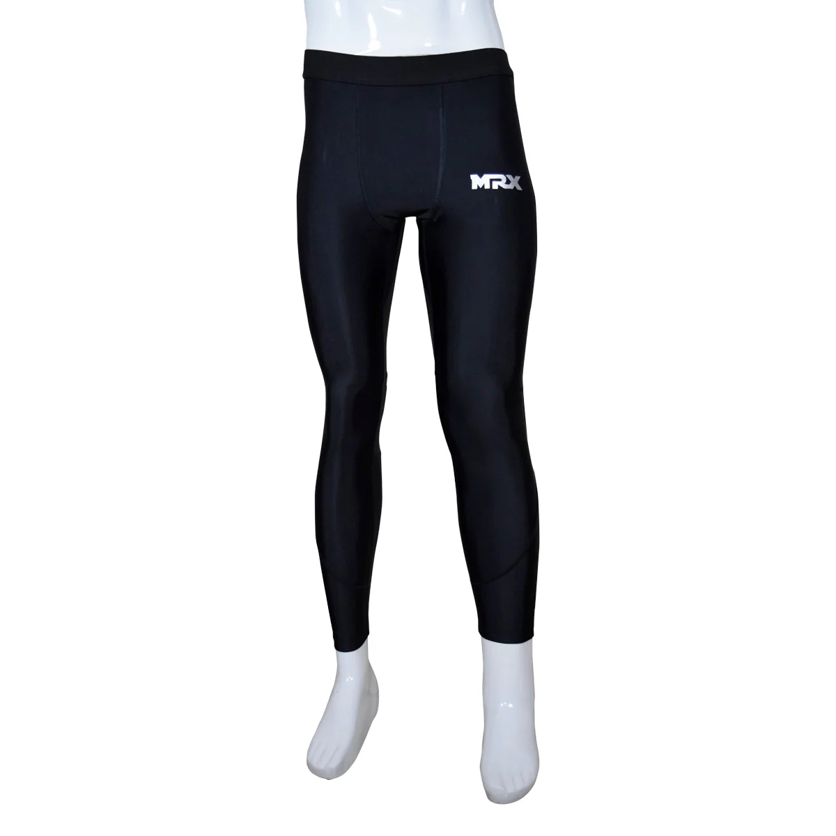 MRX Men's Compression Trouser Pant Base Layer Active Wear Black-Gray - Image 7