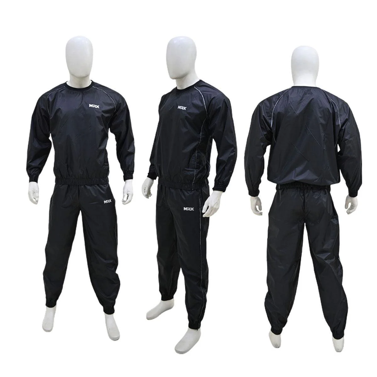 MRX Mens Sauna Sweat Suit Weight Loss Slimming Gym Training Boxing MMA - Image 13