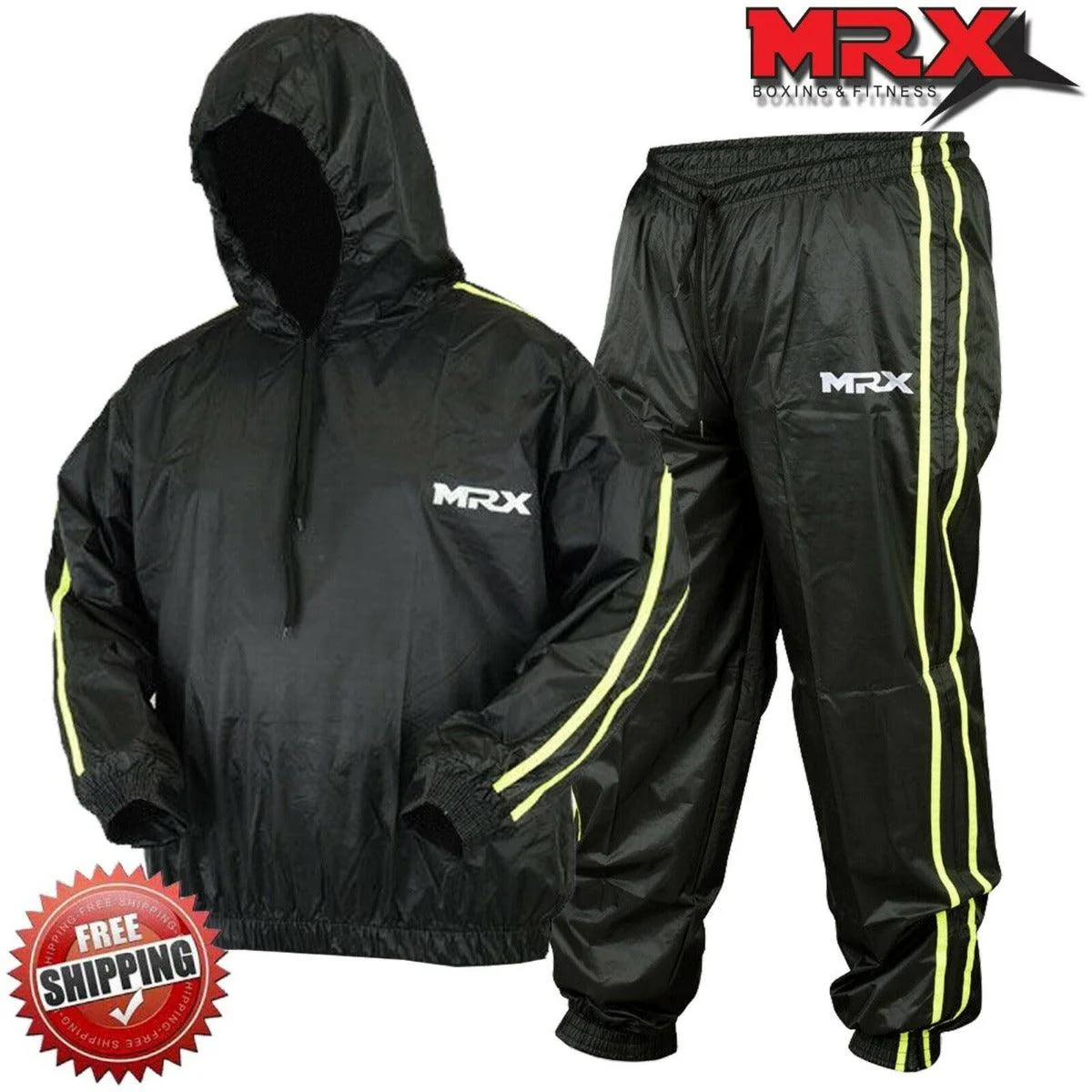 MRX Mens Sauna Sweat Suit Weight Loss Slimming Gym Training Boxing MMA - Image 3