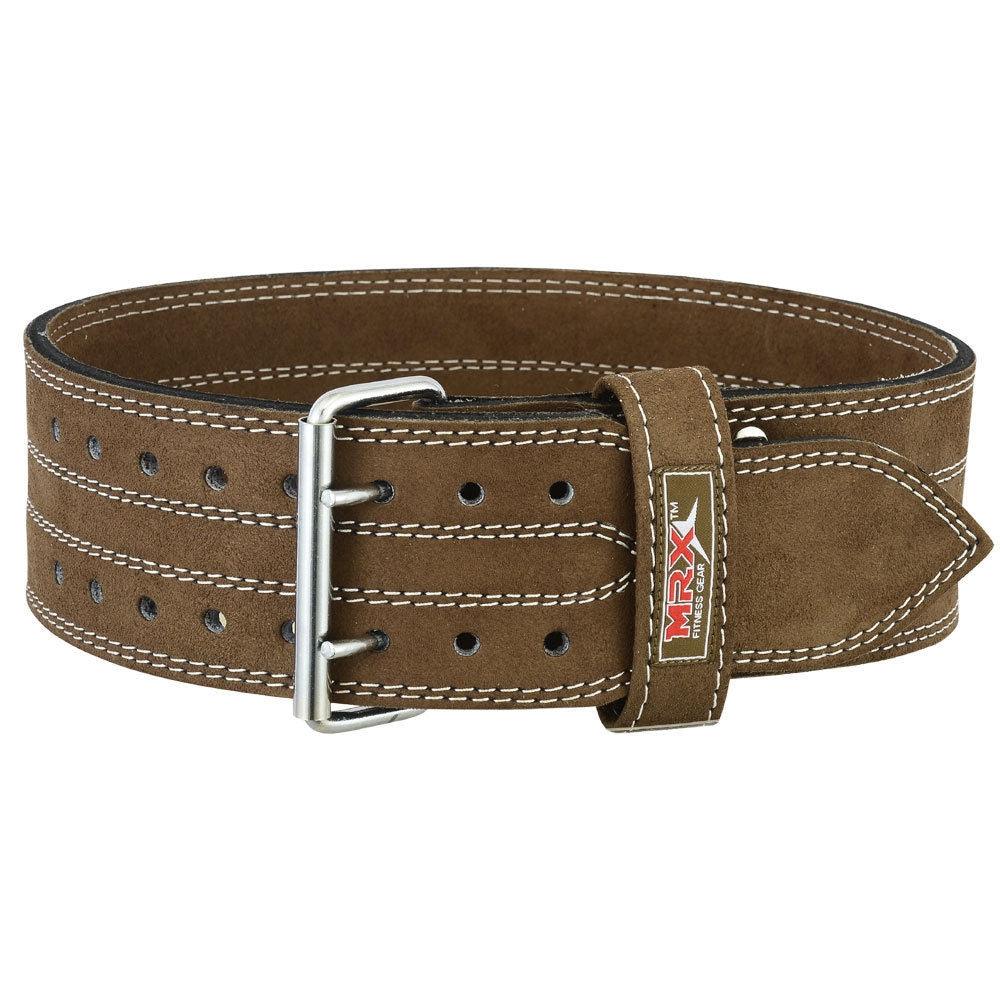 MRX Power Weight Lifting Belts 4" Wide For Men & Women Brown - Image 7