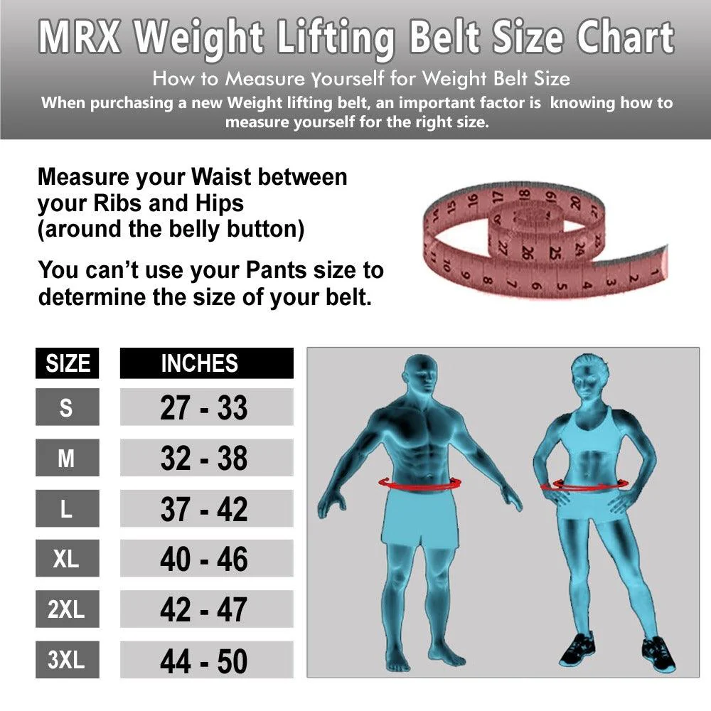 MRX Power Weight Lifting Belts 4" Wide For Men & Women Pink Purple - Image 4