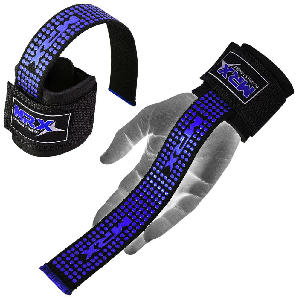 MRX Weight Lifting Bar Straps With Wrist Wraps Heavy Duty Bodybuilding Workout Gym Strap - Image 9