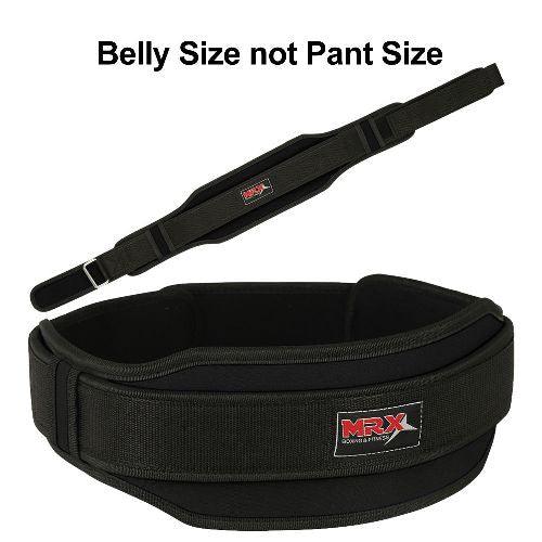 MRX Weight Lifting Belt With Double Back Support Bodybuilding Gym Training Belt 5" Wide All Sizes - Image 3