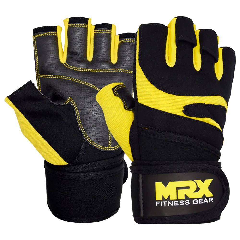 MRX Weight Lifting Gloves Gym Workout Training Bodybuilding Wrist Strap - Image 13